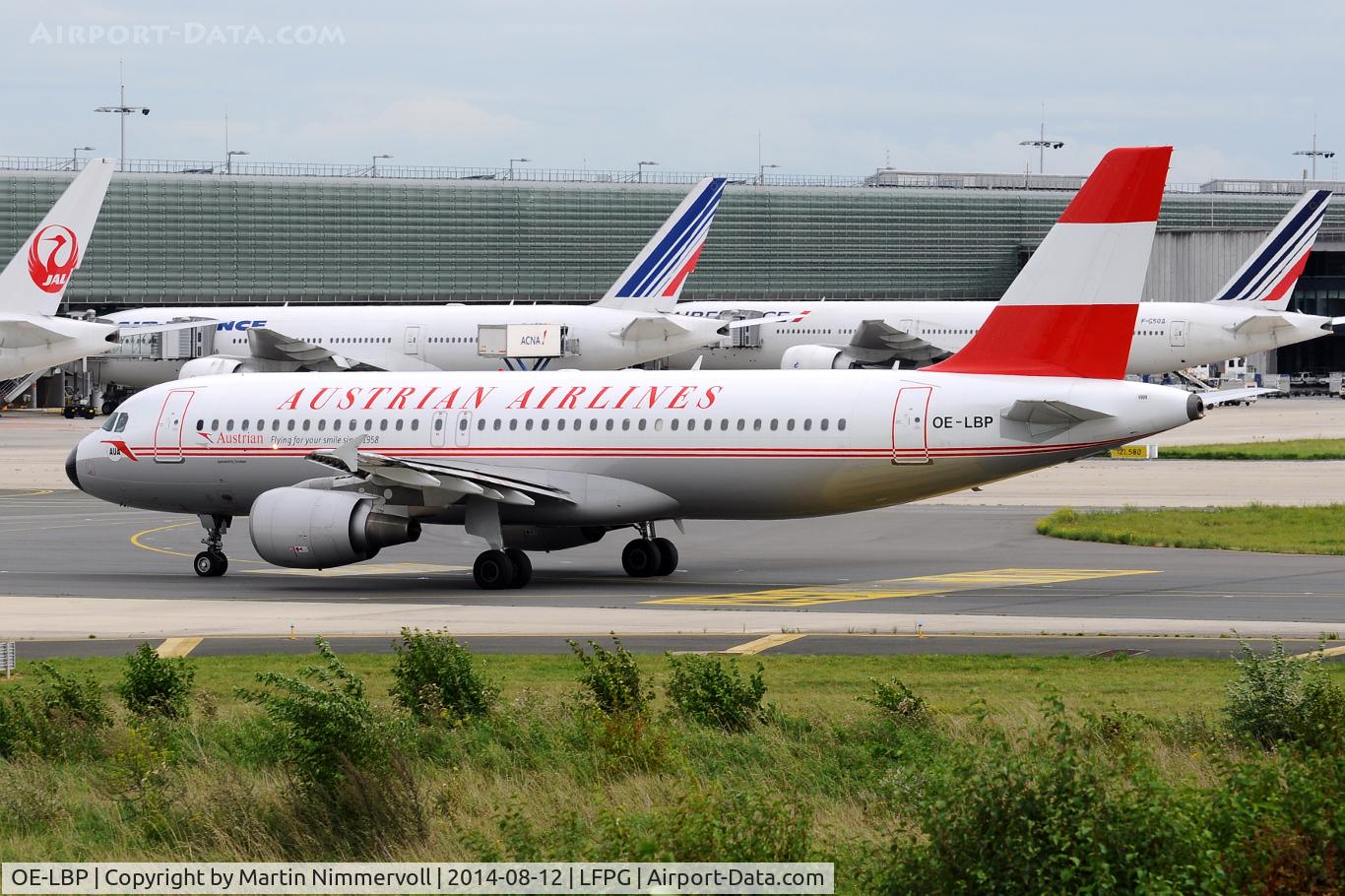 OE-LBP, 1998 Airbus A320-214 C/N 797, Austrian Airlines