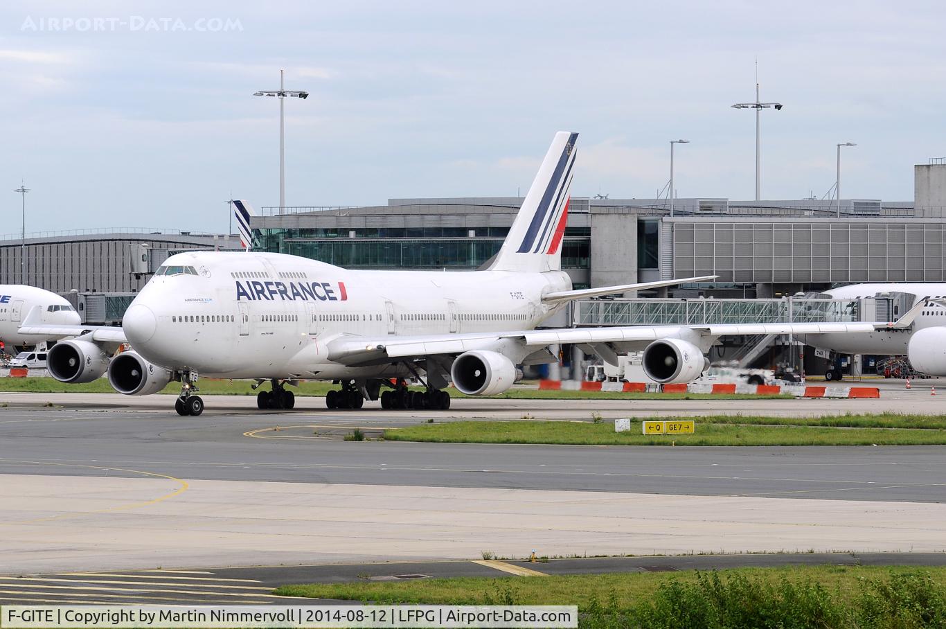 F-GITE, 1992 Boeing 747-428 C/N 25601, Air France