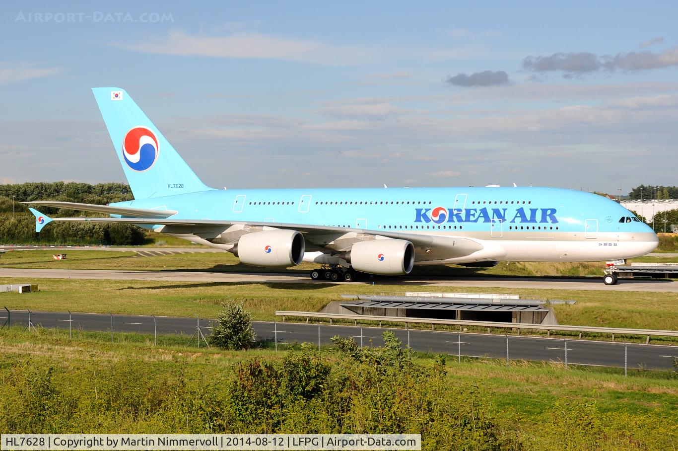 HL7628, 2014 Airbus A380-861 C/N 156, Korean Air