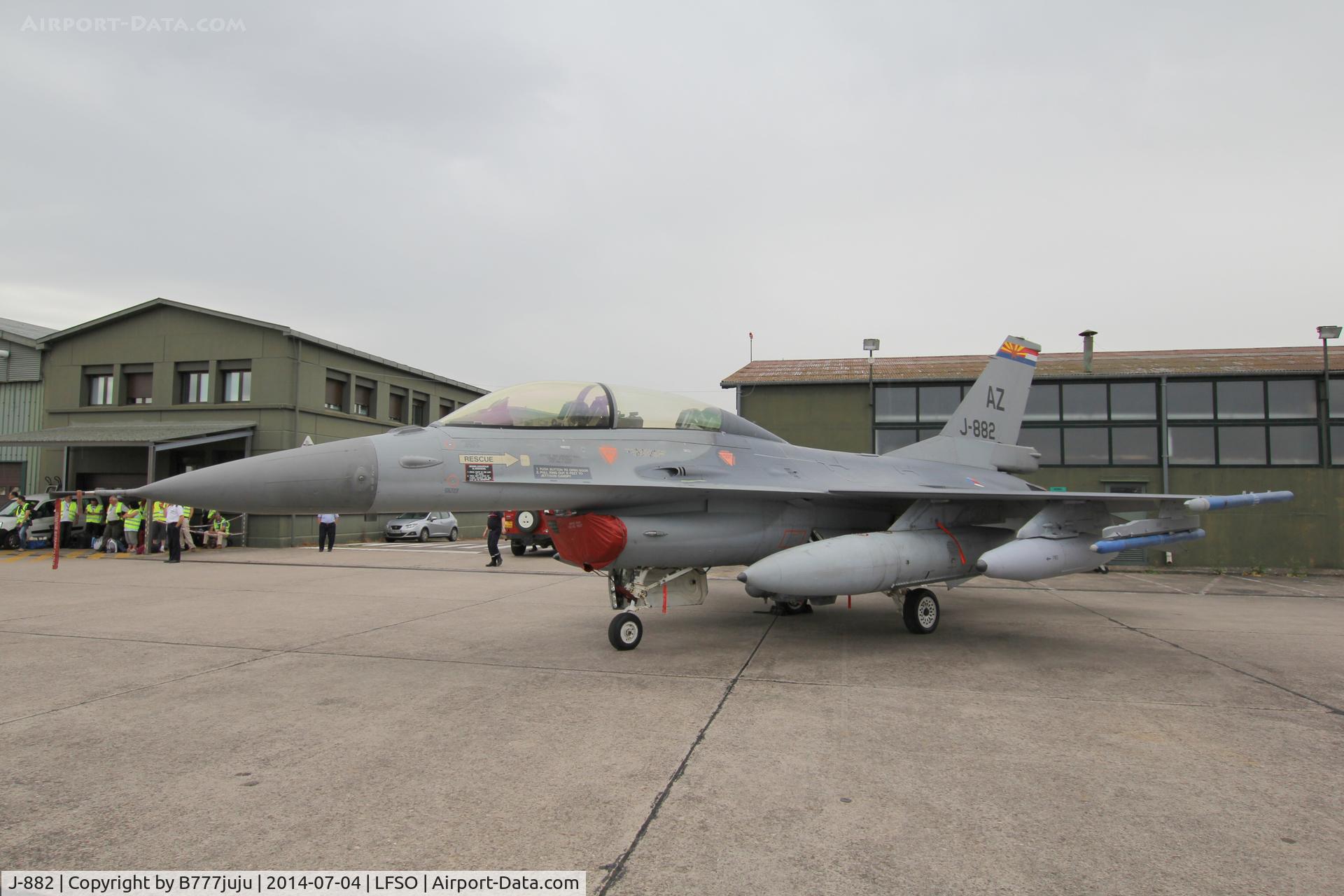 J-882, 1981 Fokker F-16B Fighting Falcon C/N 6E-23, Come-back from Edwards AFB