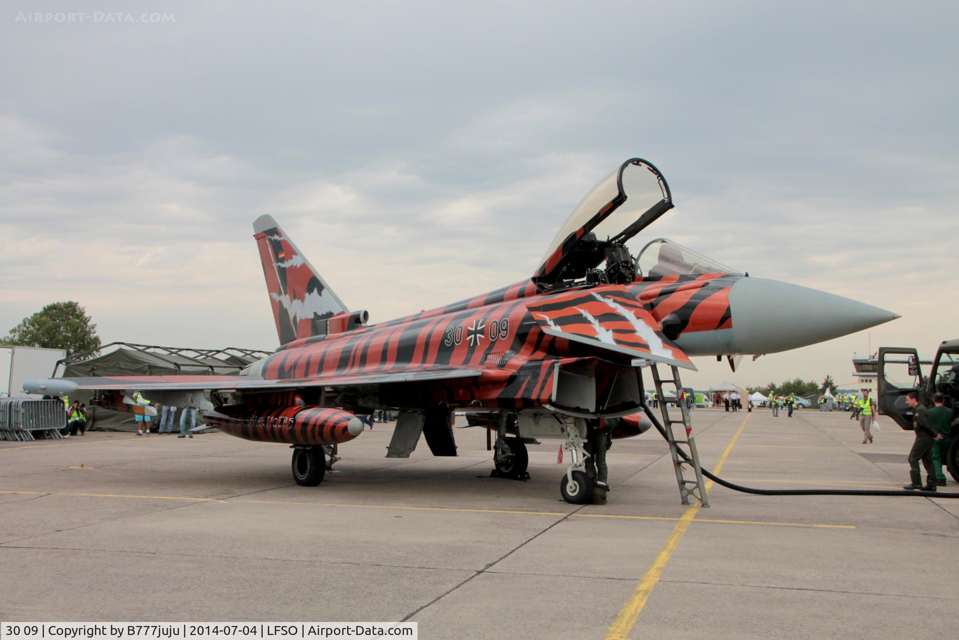 30 09, Eurofighter EF-2000 Typhoon S C/N GS004, Tiger-meet 2014