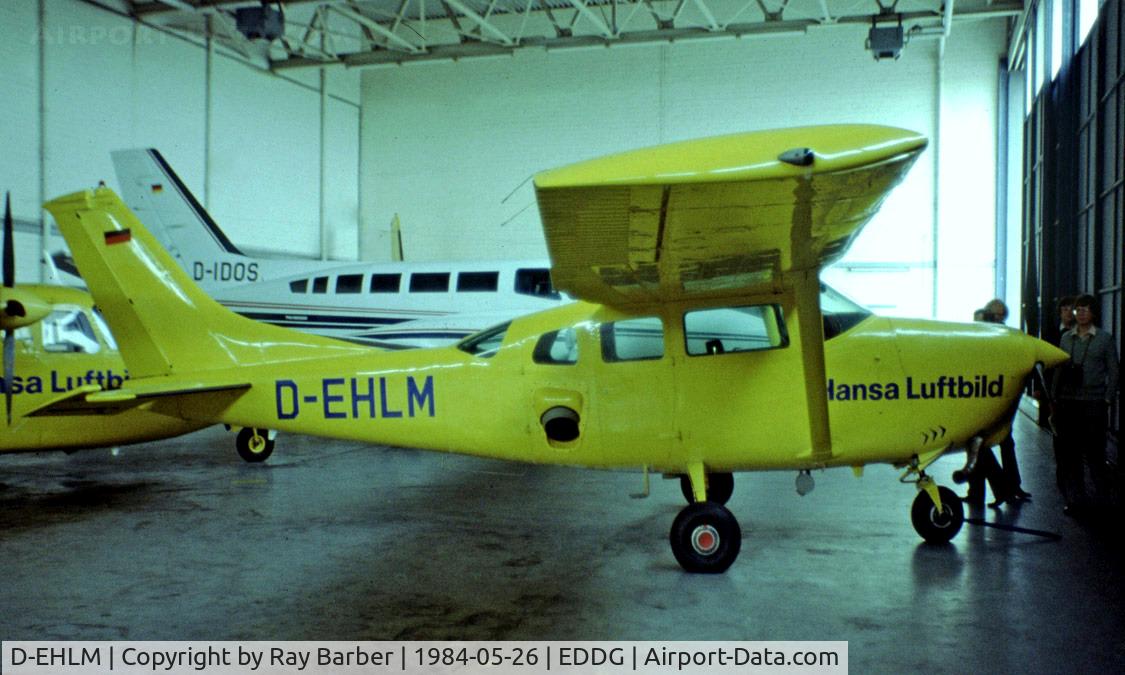 D-EHLM, Cessna TU206B Turbo Super Skywagon C/N U206-0754, Cessna TU.206B Turbo Super Skywagon [U206-0754] (Hansa Luftbild) Munster-Osnabruck~D 26/05/1984