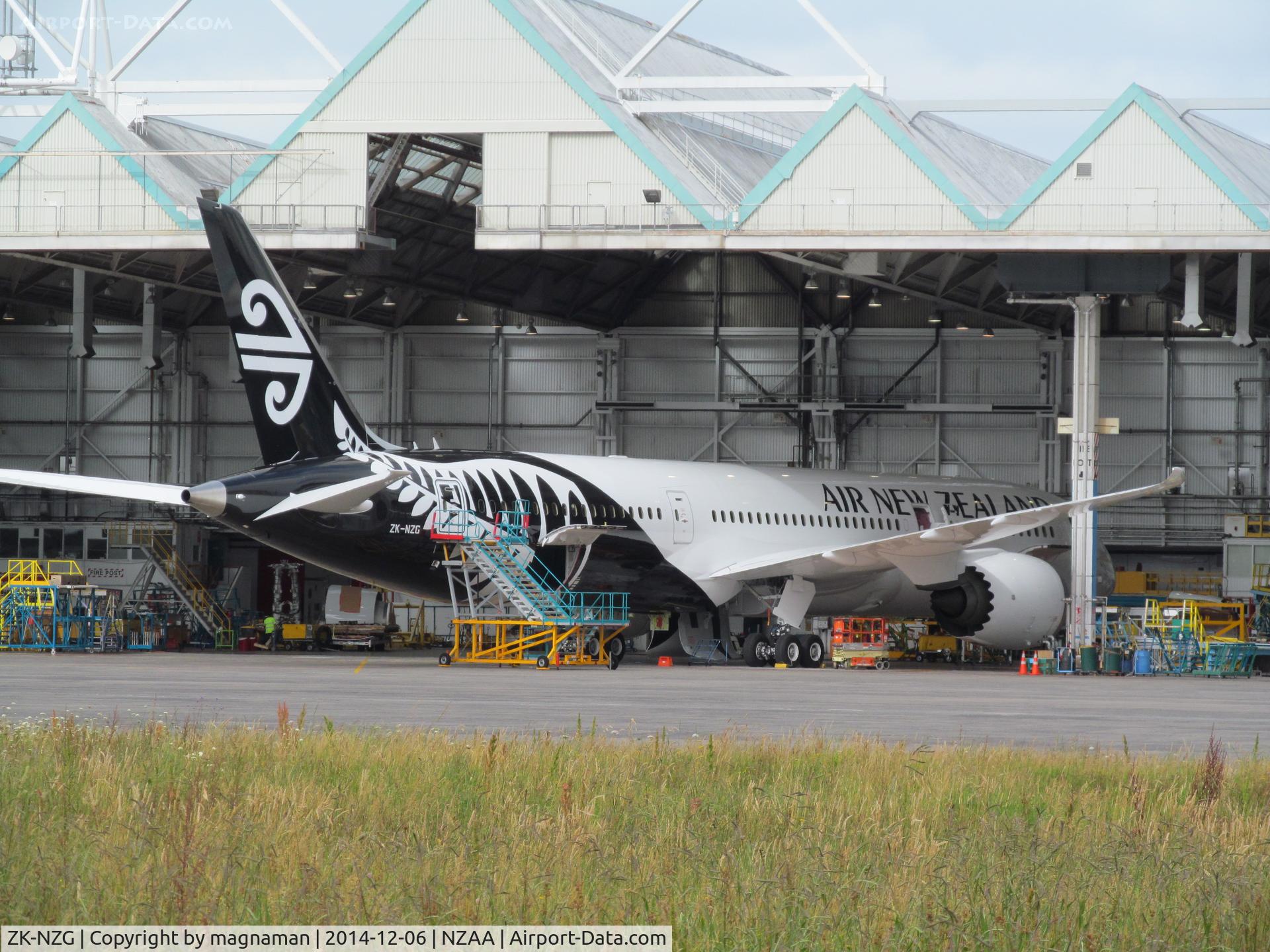 ZK-NZG, 2014 Boeing 787-9 Dreamliner Dreamliner C/N 37963, In for post delivery check