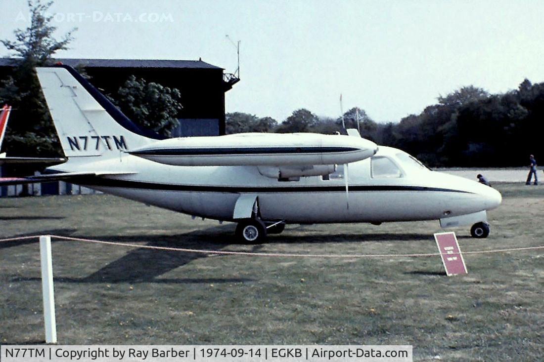 N77TM, Mitsubishi MU-2B-10 C/N 116, N77TM   Mitsubishi MU-2D (MU-2B-10) [116] Biggin Hill~G 14/091974. From a slide.