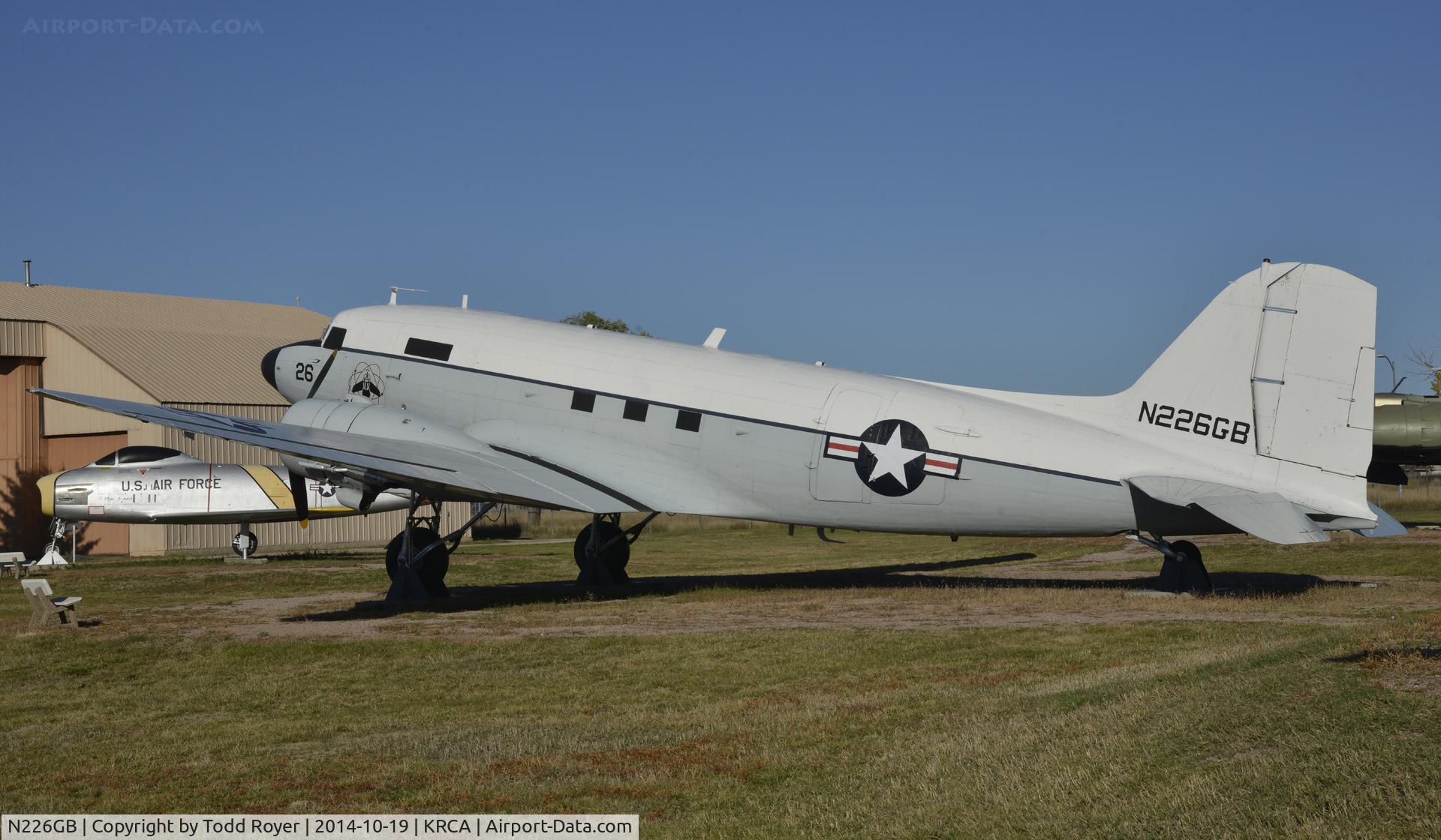 N226GB, Douglas DC3C 1830-94 C/N 13004, At the South Dakota Air and Space Museum