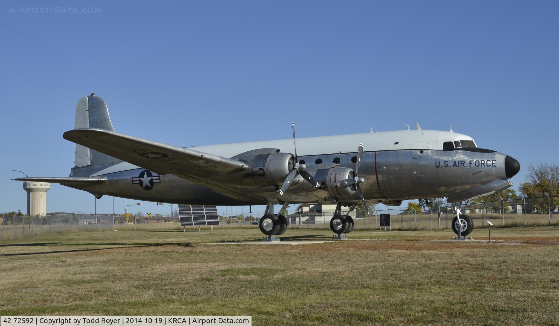 42-72592, 1942 Douglas C-54D-5-DC Skymaster C/N 10697, At the South Dakota Air and Space Museum
