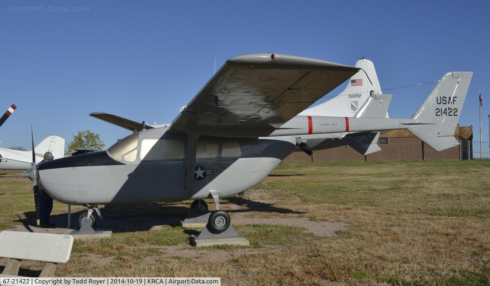 67-21422, 1967 Cessna O-2A Super Skymaster Super Skymaster C/N 337M-0128, At the South Dakota Air and Space Museum