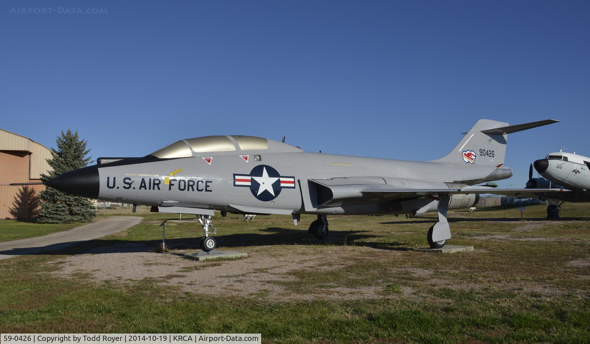 59-0426, 1959 McDonnell F-101B-115-MC Voodoo C/N 750, At the South Dakota Air and Space Museum