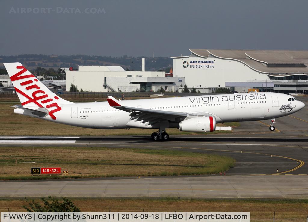 F-WWYS, 2014 Airbus A330-243 C/N 1561, C/n 1561 - To be VH-XFJ