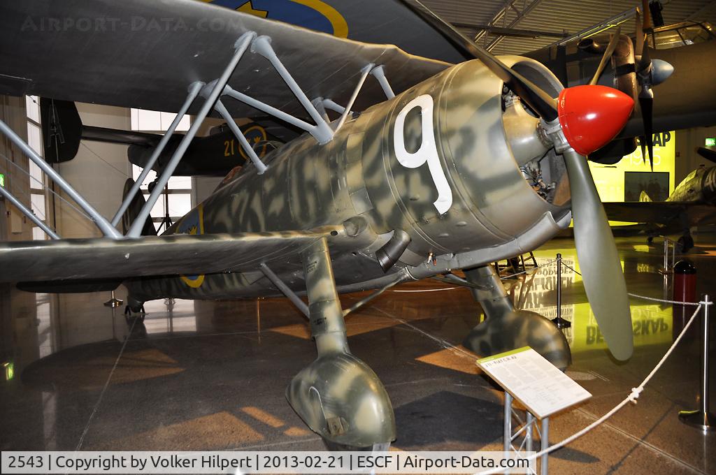 2543, Fiat CR.42 Falco C/N 921, at Linkoping