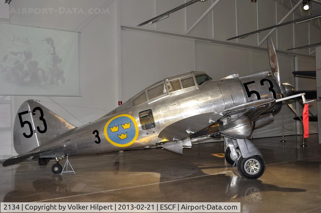 2134, 1940 Seversky P-35A C/N 292-19, at Linkoping