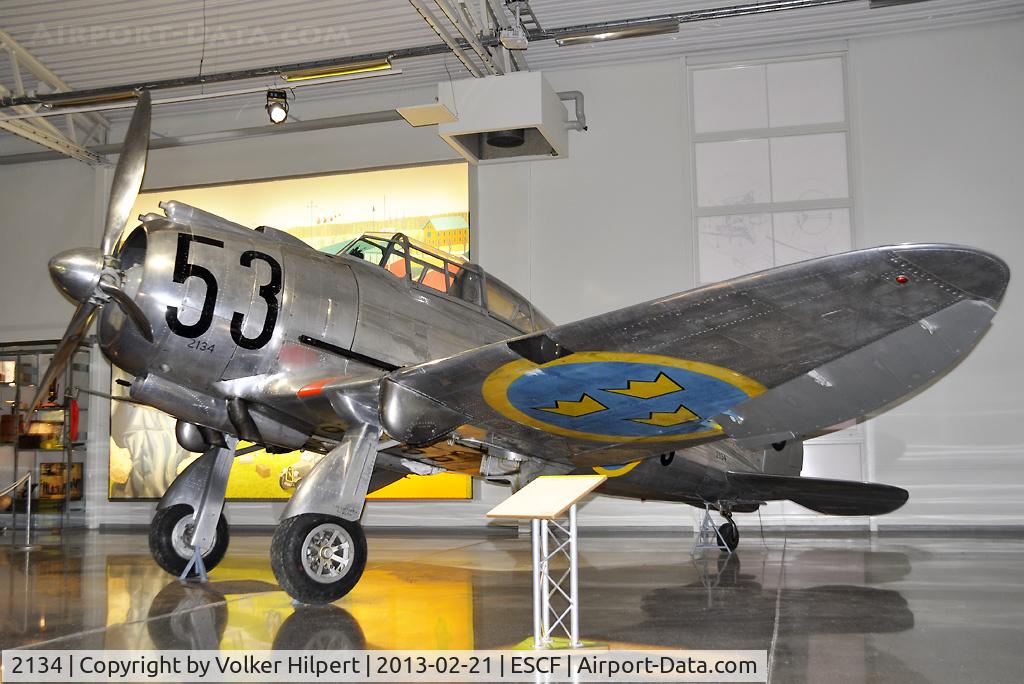 2134, 1940 Seversky P-35A C/N 292-19, at Linkoping