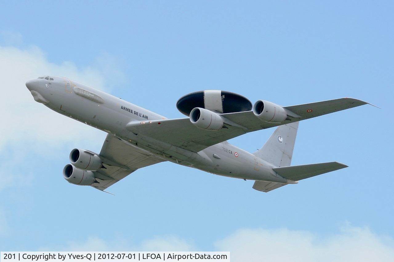 201, 1990 Boeing E-3F Sentry C/N 24115, French Air Force Boing E-3F SDCA, Solo Display,  Avord Air Base 702 (LFOA)  Air Show 2012