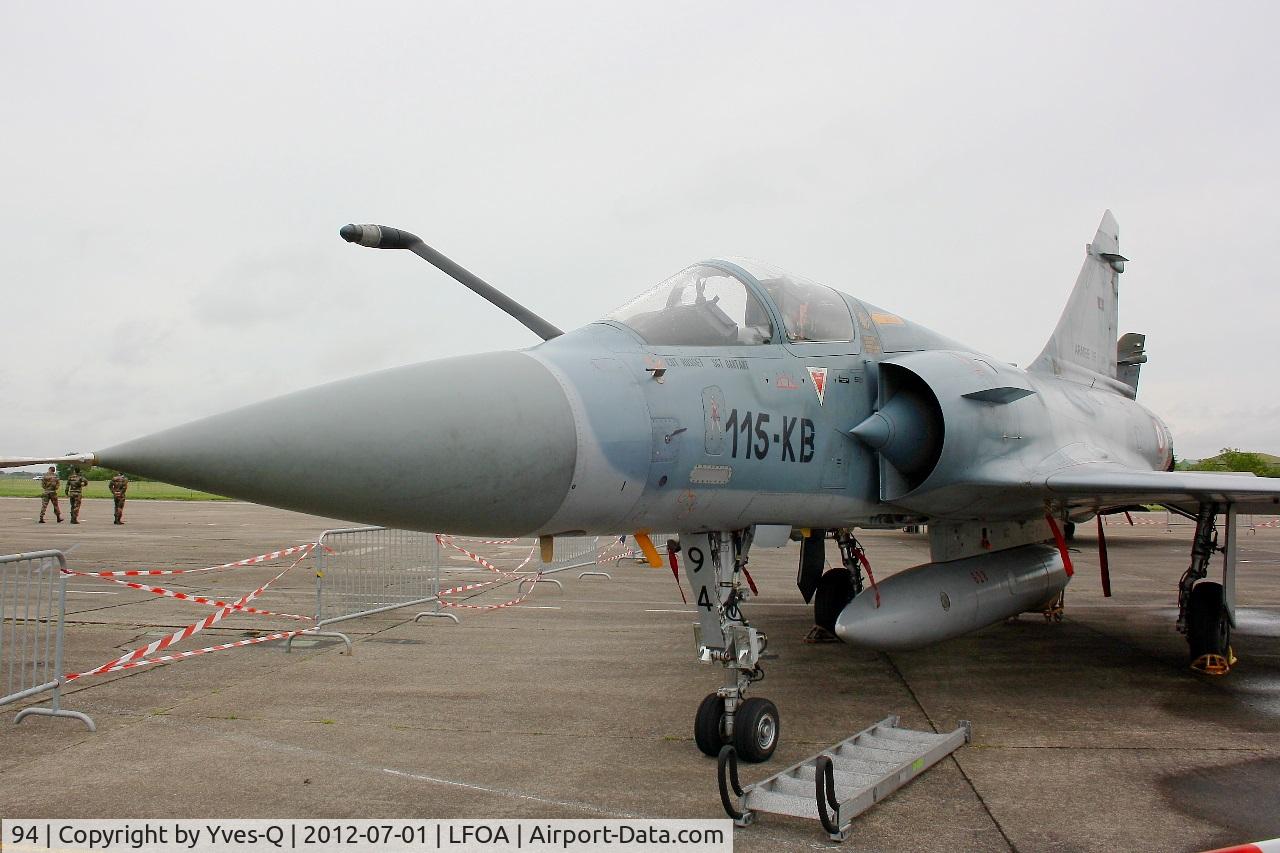 94, Dassault Mirage 2000C C/N 352, Dassault Mirage 2000C (115-KB), Static display, Avord Air Base 702 (LFOA) open day 2012