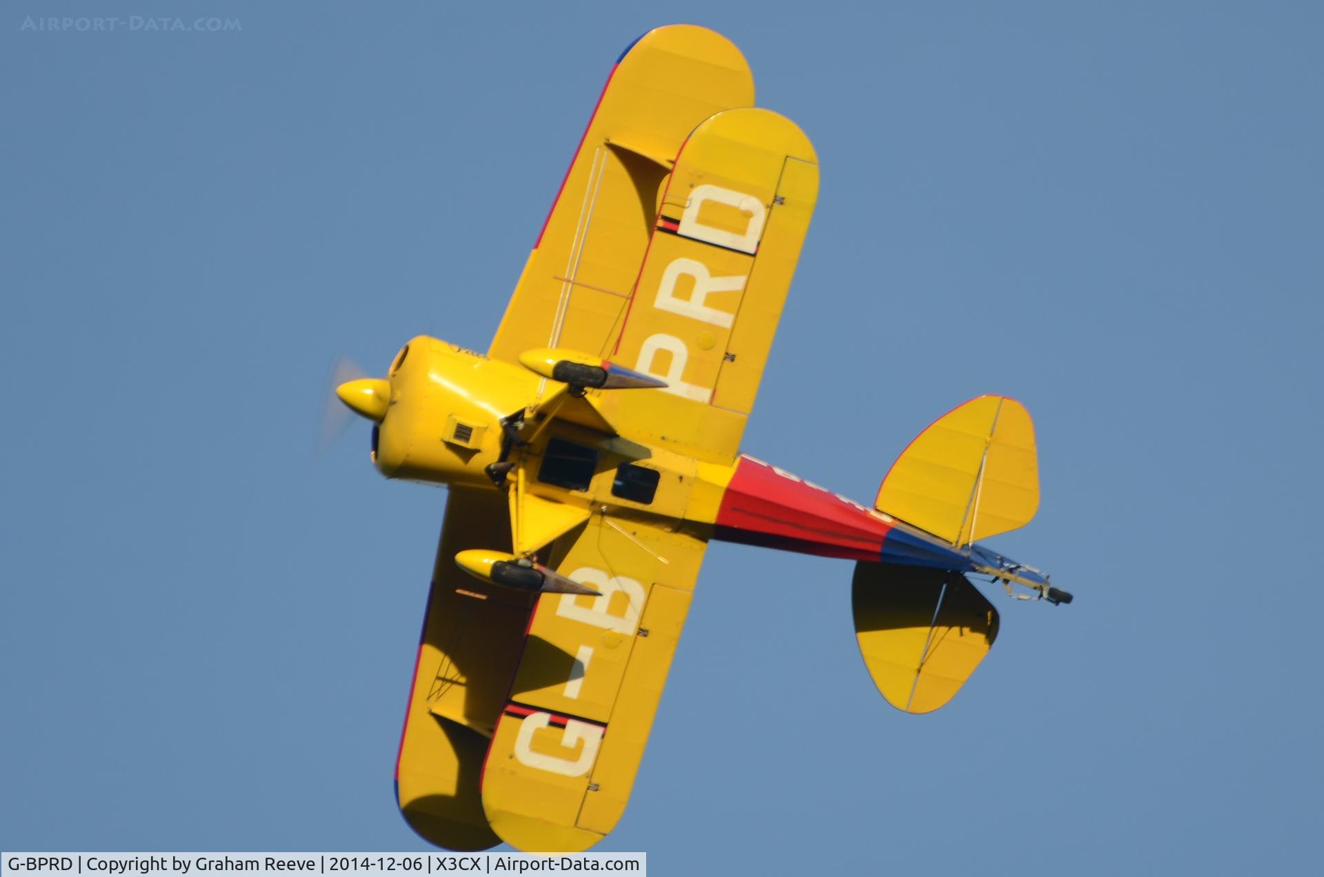 G-BPRD, 1971 Pitts S-1C Special C/N ZZ1, Over head at Northrepps.