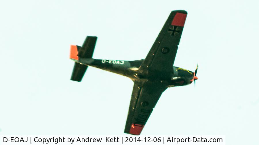 D-EOAJ, Focke-Wulf FWP-149D C/N 028, Passed over me today in Reydon Suffolk UK.