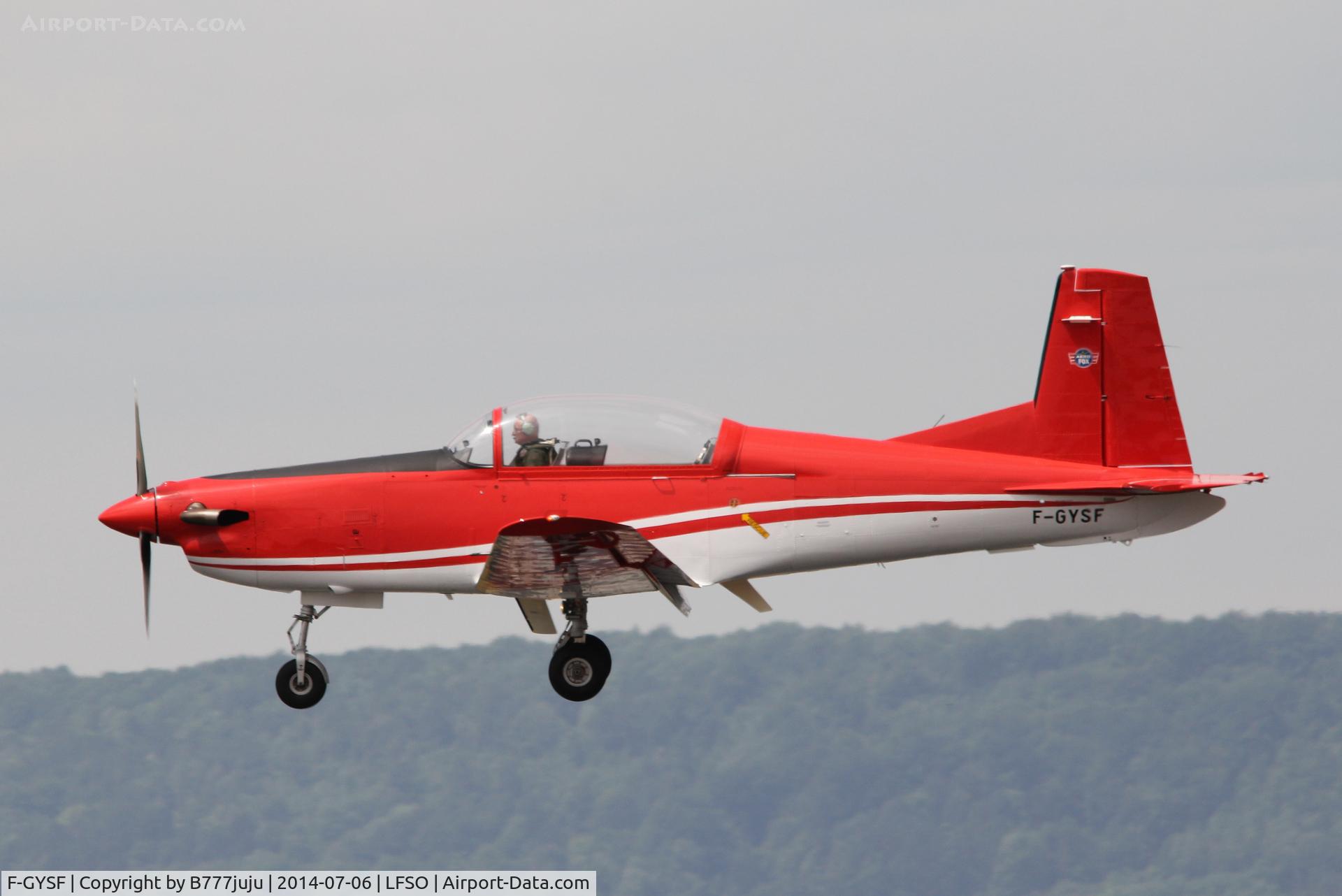 F-GYSF, 1979 Pilatus PC-7 Turbo Trainer C/N 137, at Nancy-Ochey