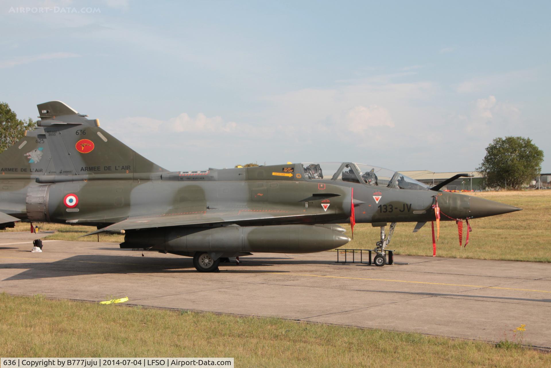 636, Dassault Mirage 2000D C/N 439, at Nancy-Ochey