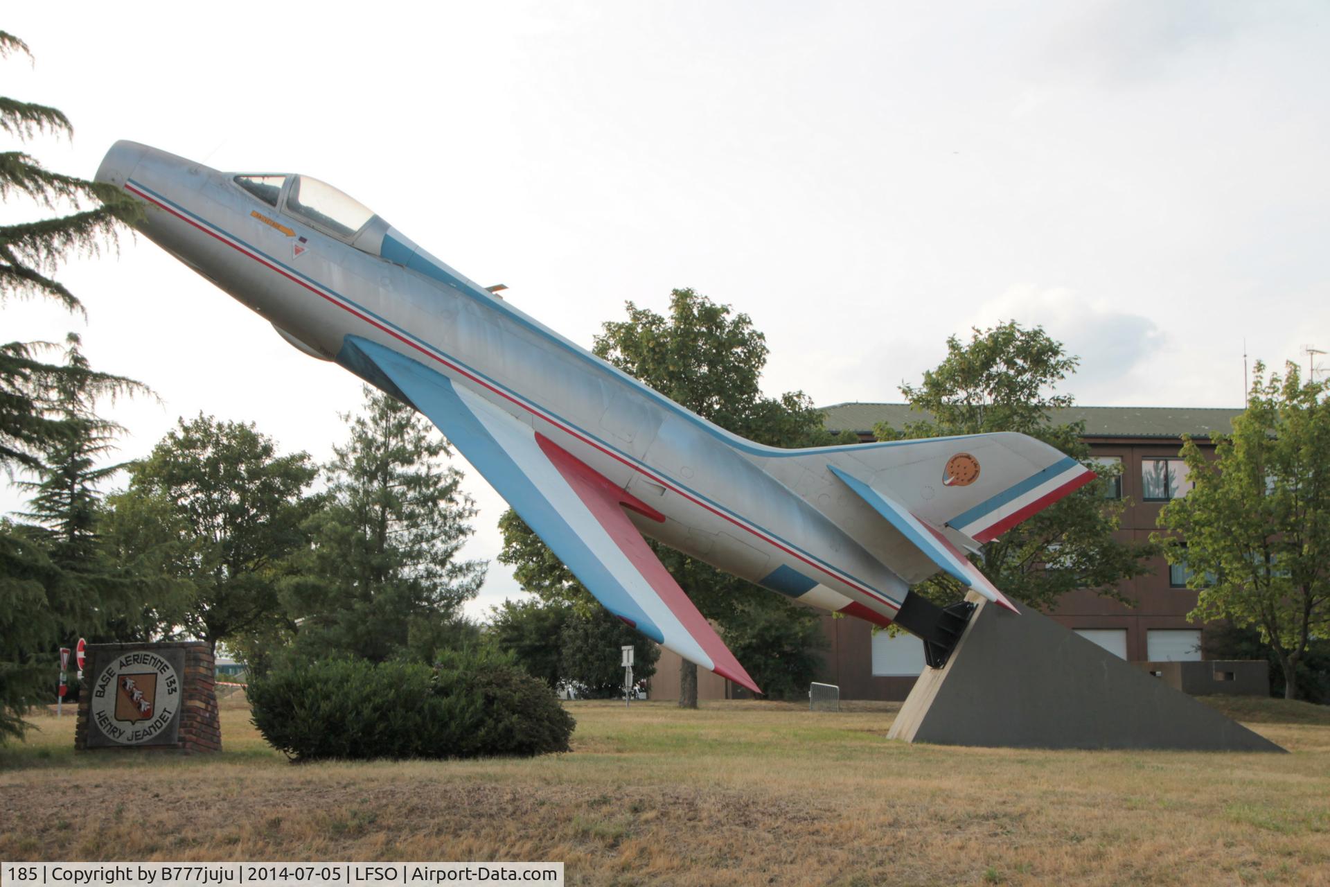 185, Dassault Mystere IVA C/N 185, at Nancy-Ochey