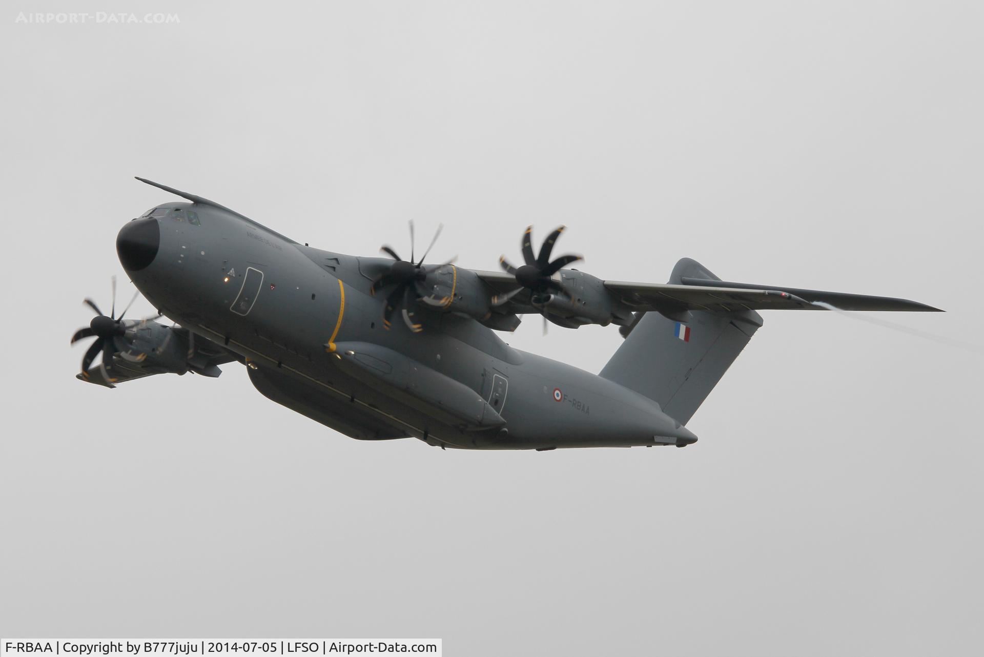 F-RBAA, 2013 Airbus A400M Atlas C/N 007, at Nancy-Ochey