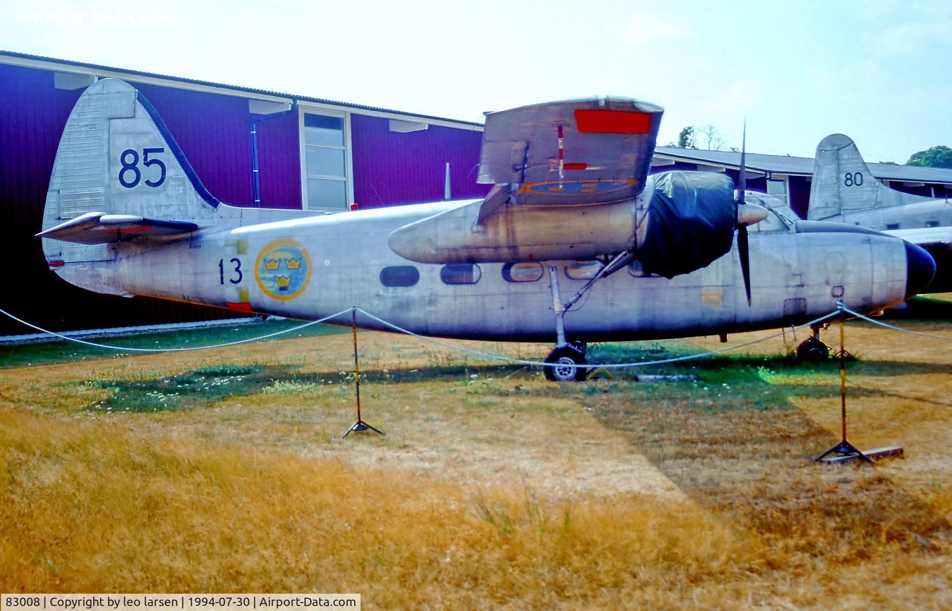 83008, 1955 Hunting Percival Tp83 Pembroke C52 (P-66) C/N PAC/66/52, Malmslätt Museum Sweden 30.7.94