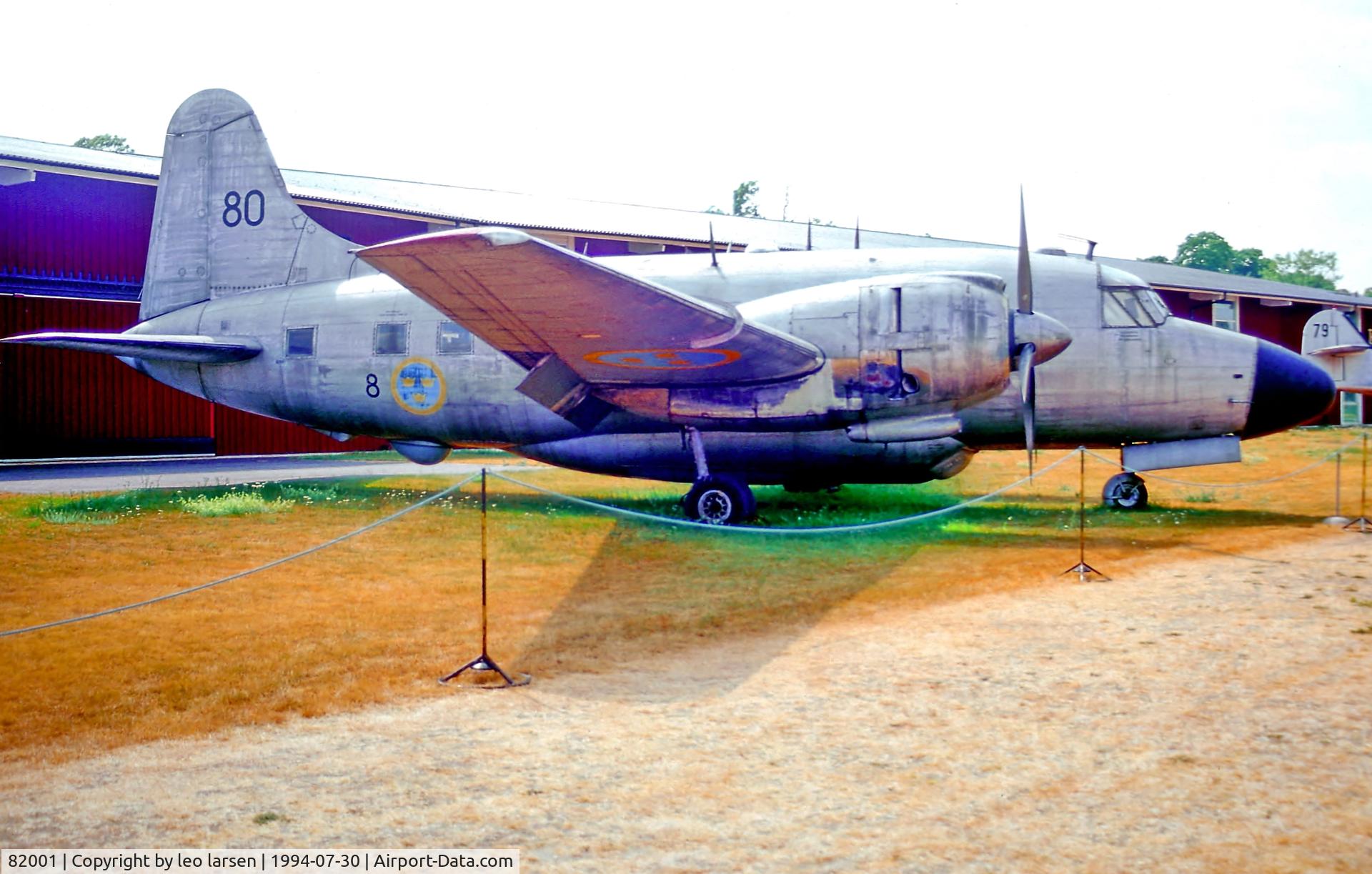 82001, Vickers Varsity Tp82 C/N 622, Malmslätt Museum Sweden 30.7.94