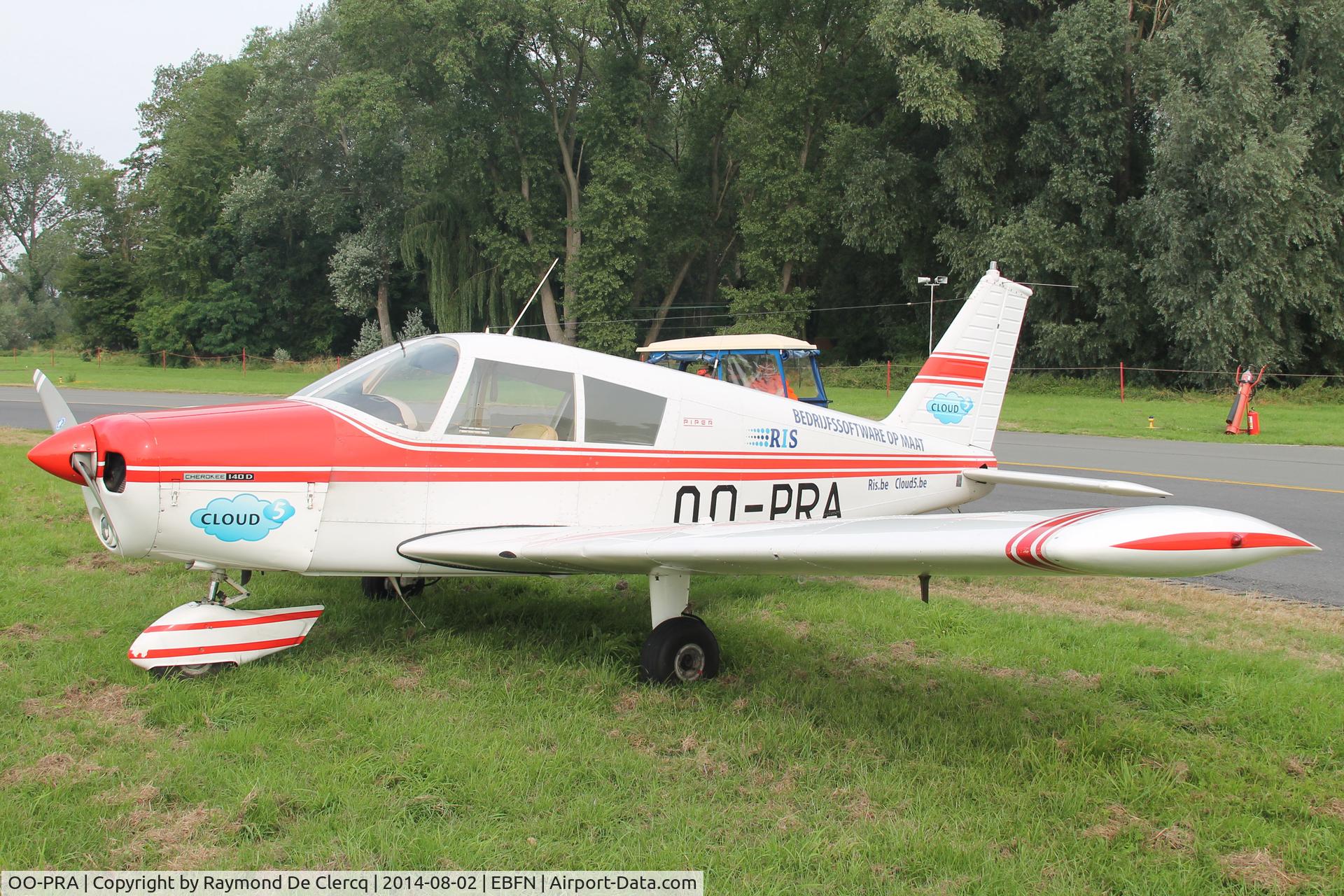 OO-PRA, 1972 Piper PA-28-140D C/N 28-7125218, Koksijde Fly-in.