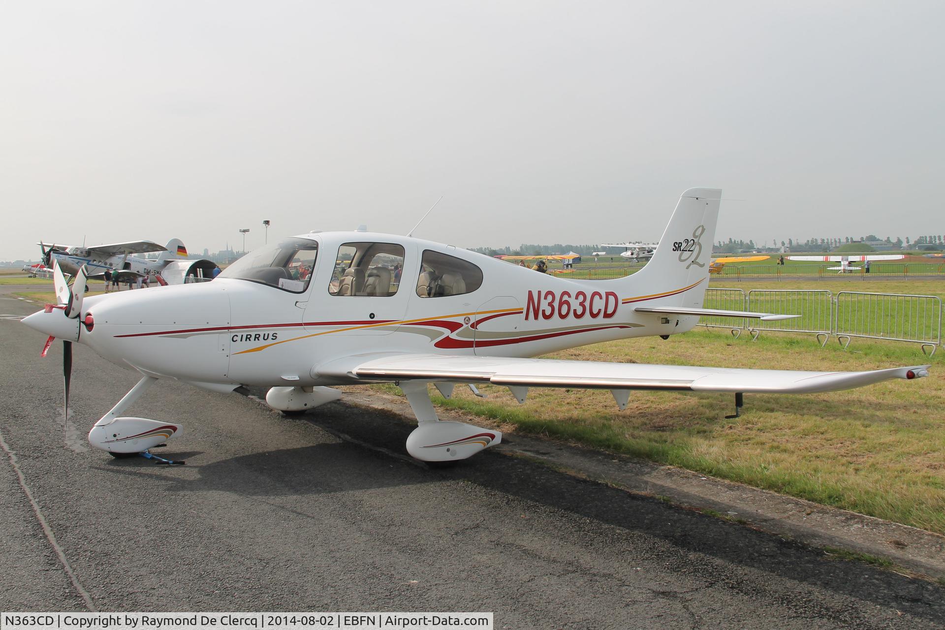 N363CD, 2004 Cirrus SR22 G2 C/N 0920, Koksijde Fly-in.
