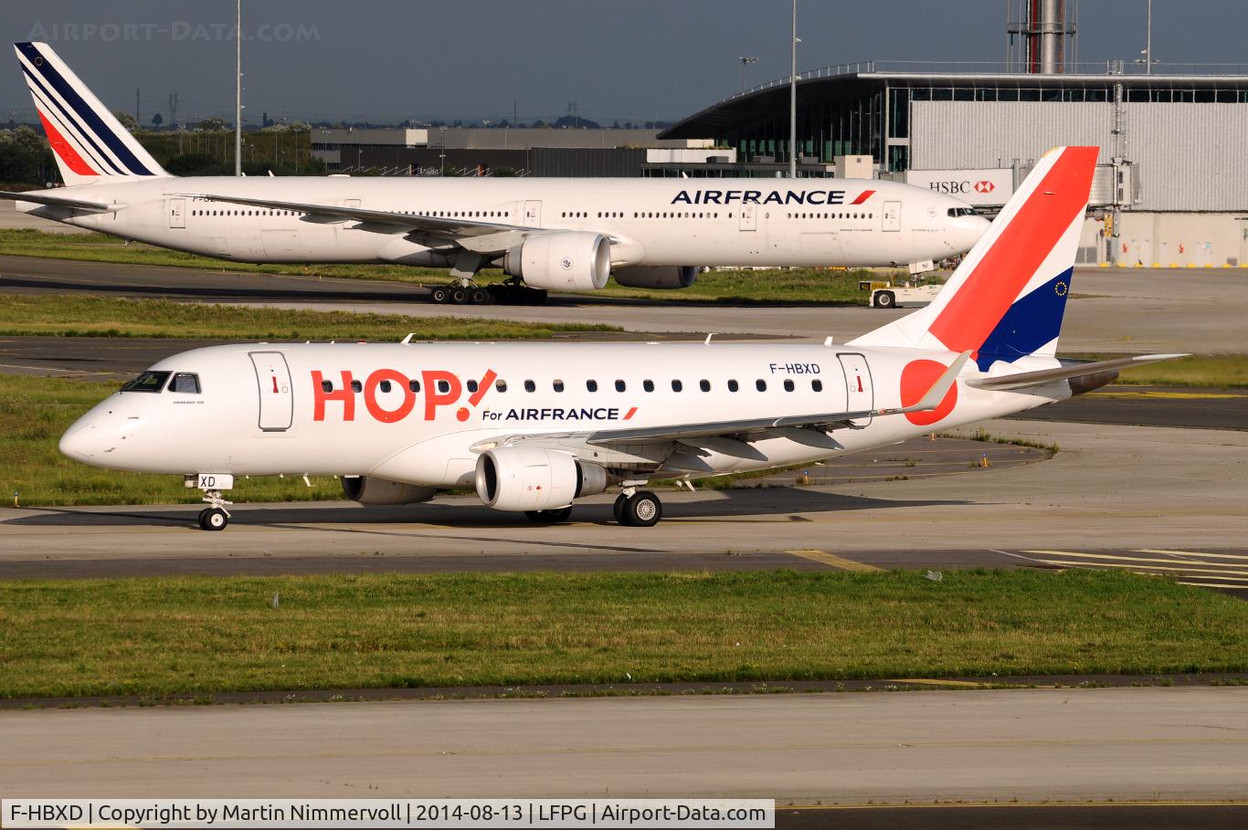 F-HBXD, 2009 Embraer 170ST (ERJ-170-100ST) C/N 17000281, Hop!