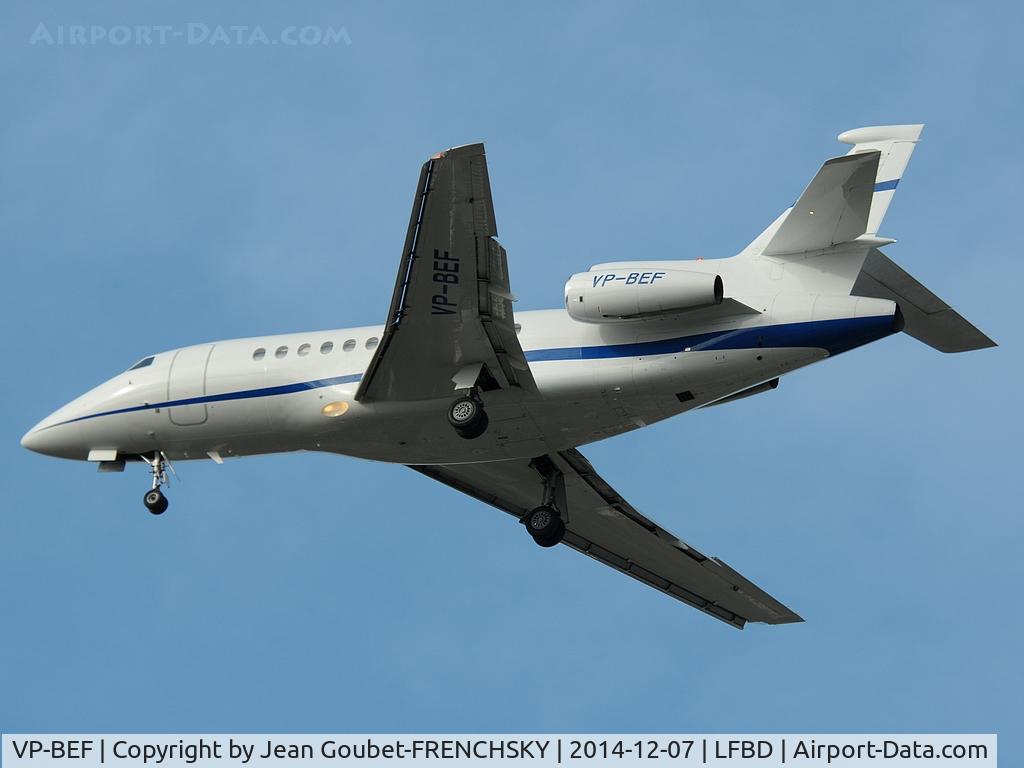 VP-BEF, 2004 Dassault Falcon 900EX C/N 130, SON AIR landing 23