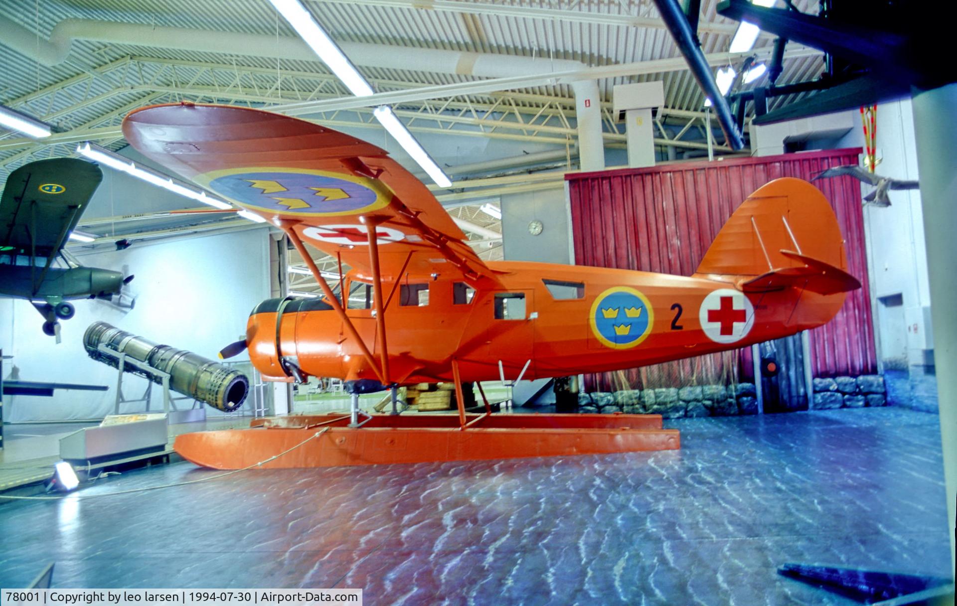 78001, 1943 Noorduyn UC-64A Norseman C/N 492, Malmslätt Museum Sweden 30.9.94