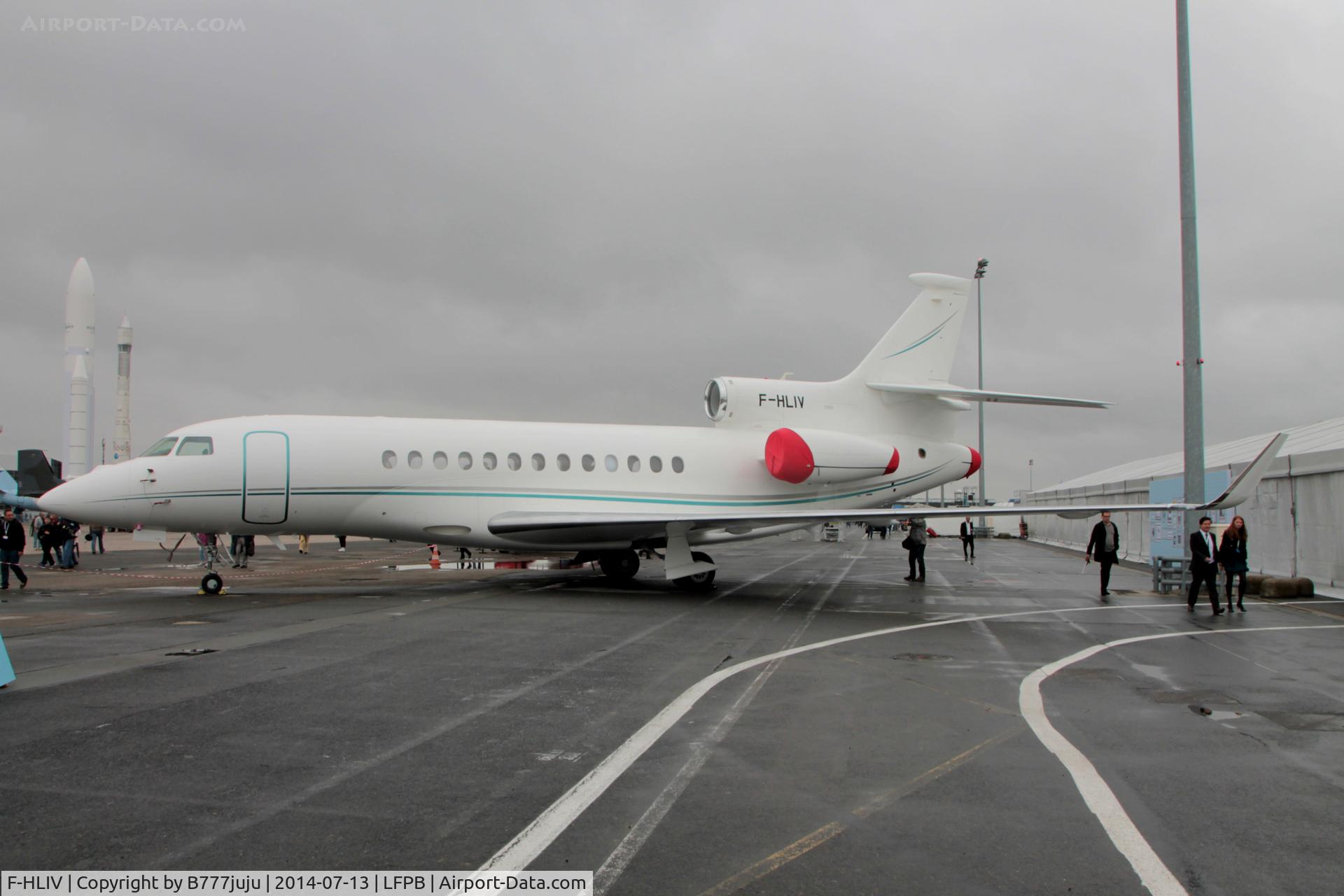 F-HLIV, 2009 Dassault Falcon 7X C/N 054, at 100th anniversary of Le Bourget Airport