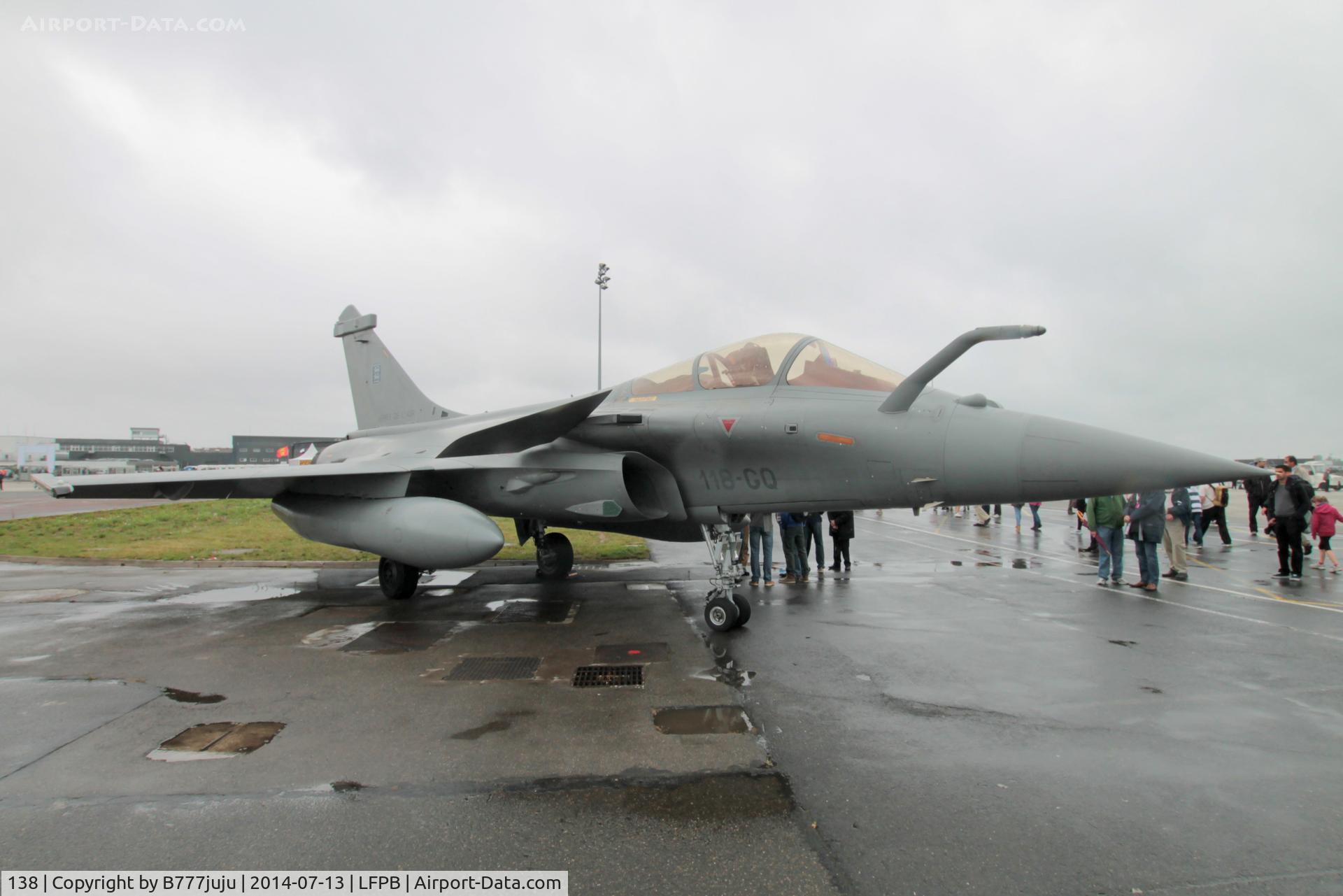 138, Dassault Rafale C C/N 138, at 100th anniversary of Le Bourget Airport, new code 118-GQ