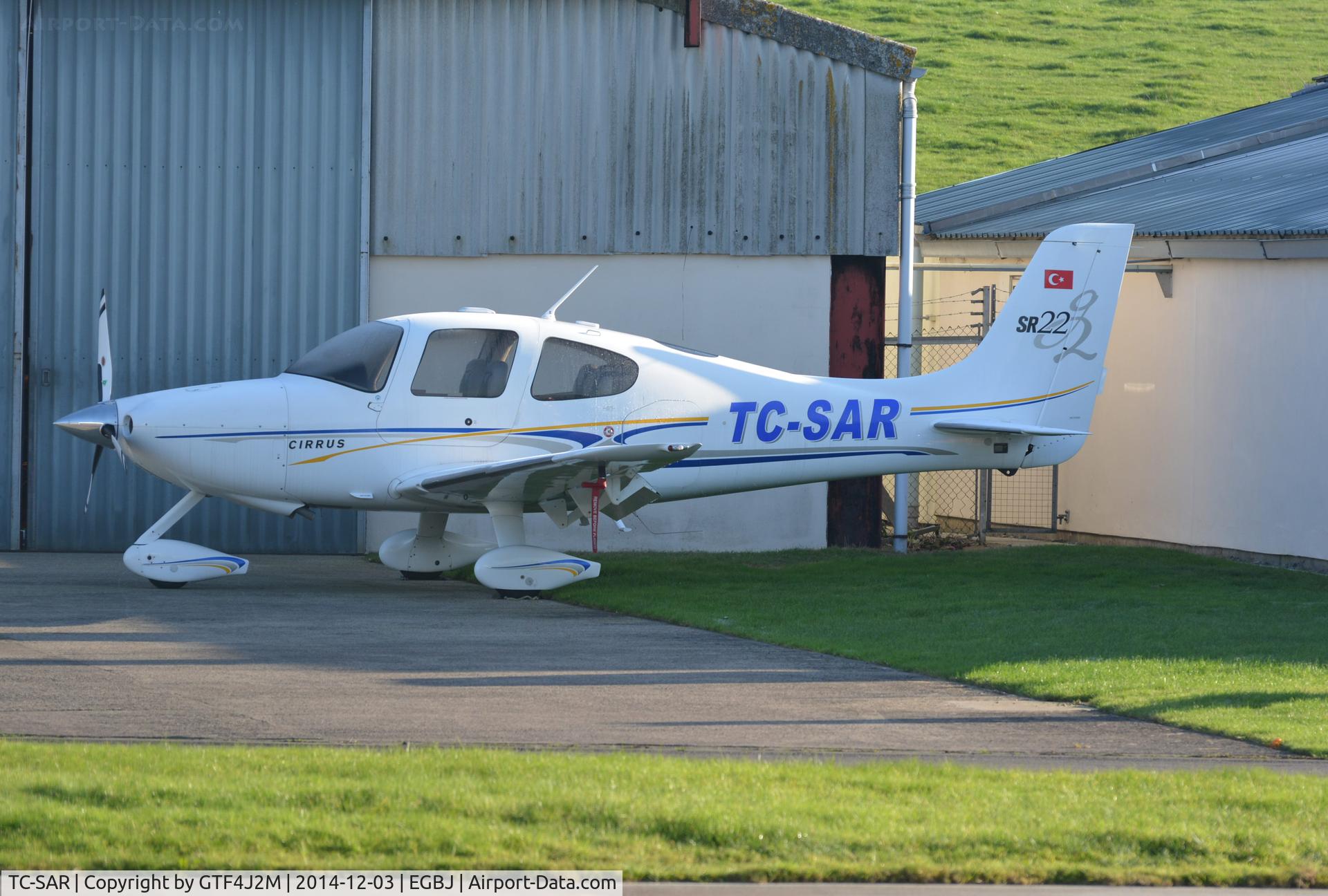 TC-SAR, 2004 Cirrus SR22 G2 C/N 1171, TC-SAR at Staverton 3.12.14