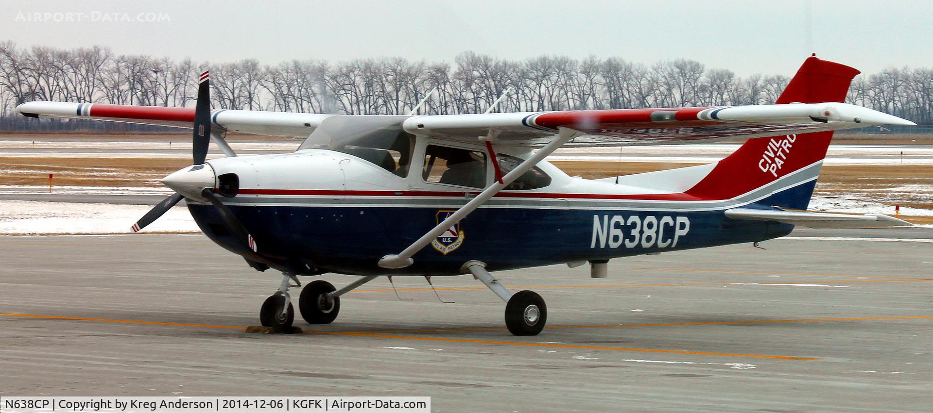 N638CP, 2005 Cessna 182T Skylane C/N 18281533, Cessna 182T Skylane from the Civil Air Patrol on the ramp in Grand Forks, ND.