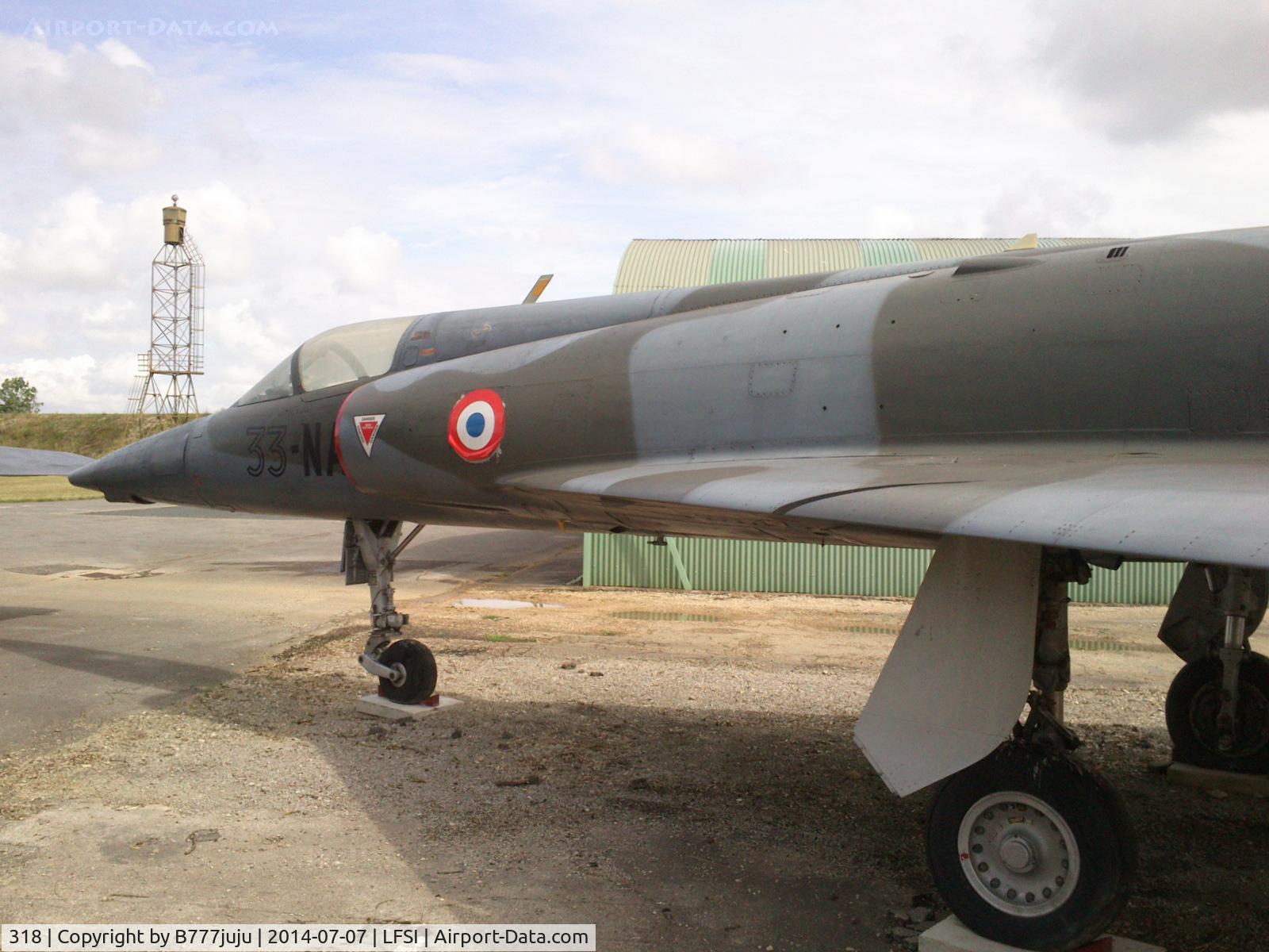 318, Dassault Mirage IIIR C/N 318, preserved at Saint-Dizier