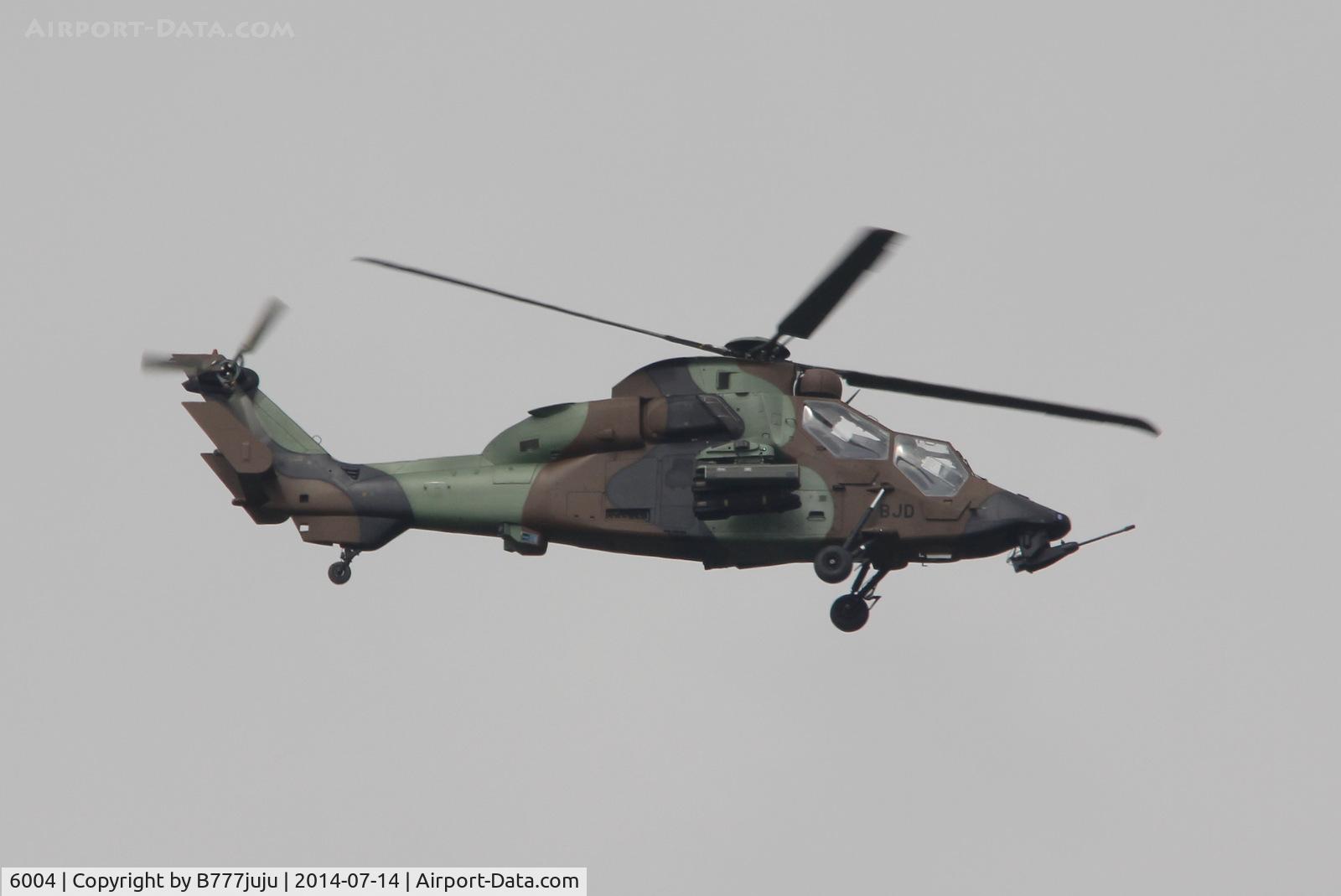 6004, 2013 Eurocopter EC-665 Tigre HAD C/N 6004, Back-Home following 14 juillet display