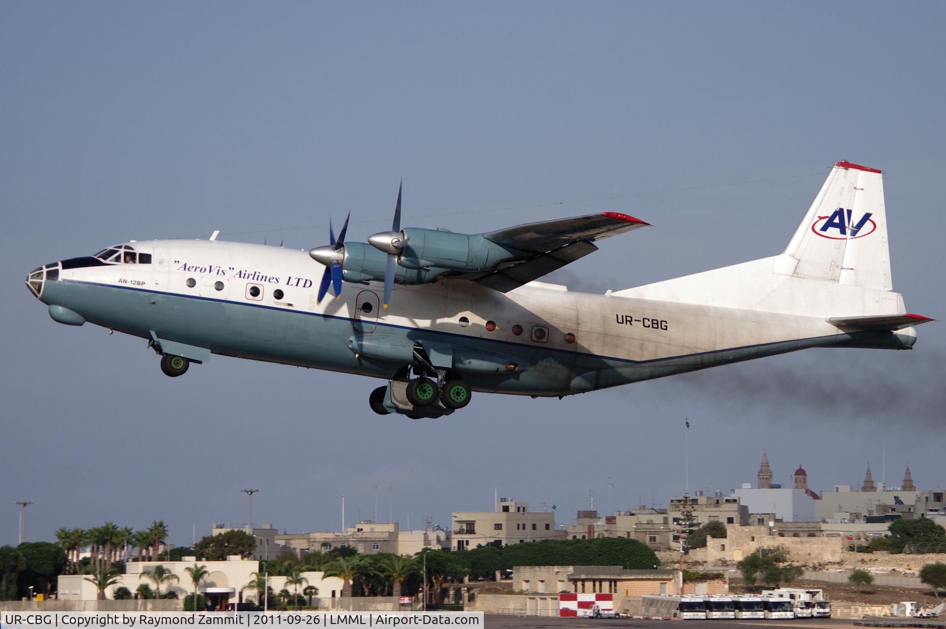 UR-CBG, 1966 Antonov An-12BK C/N 6343705, Antonov An-12BP UR-CBG Aerovis