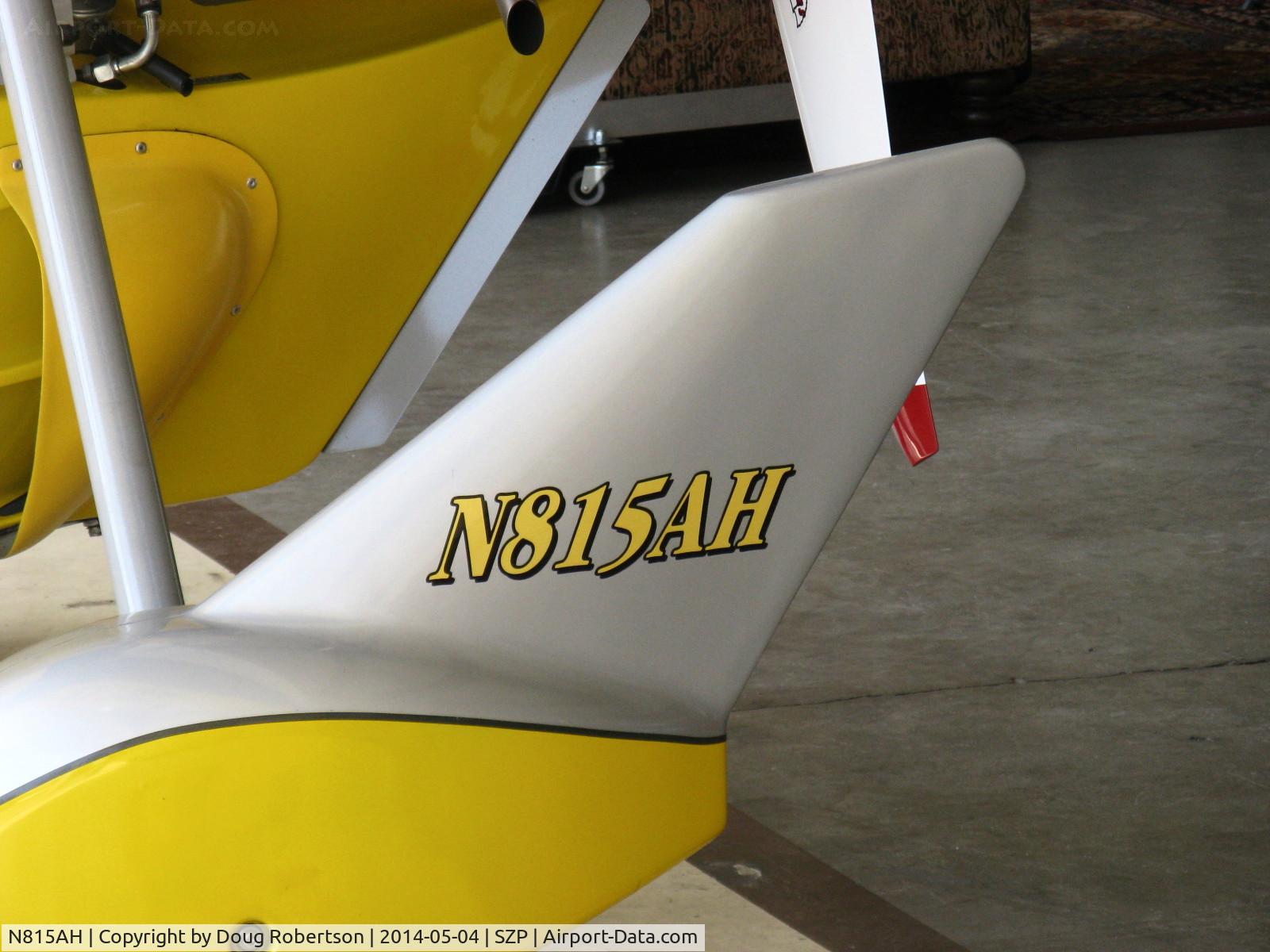 N815AH, 2006 Air Creation Tanarg C/N T06076, 2006 Air Creation USA TANARG, Rotax 912ULS 80 Hp pusher tri-blade prop, two-place weight-shift control Experimental class LSA, tri-gear wheel pant fin