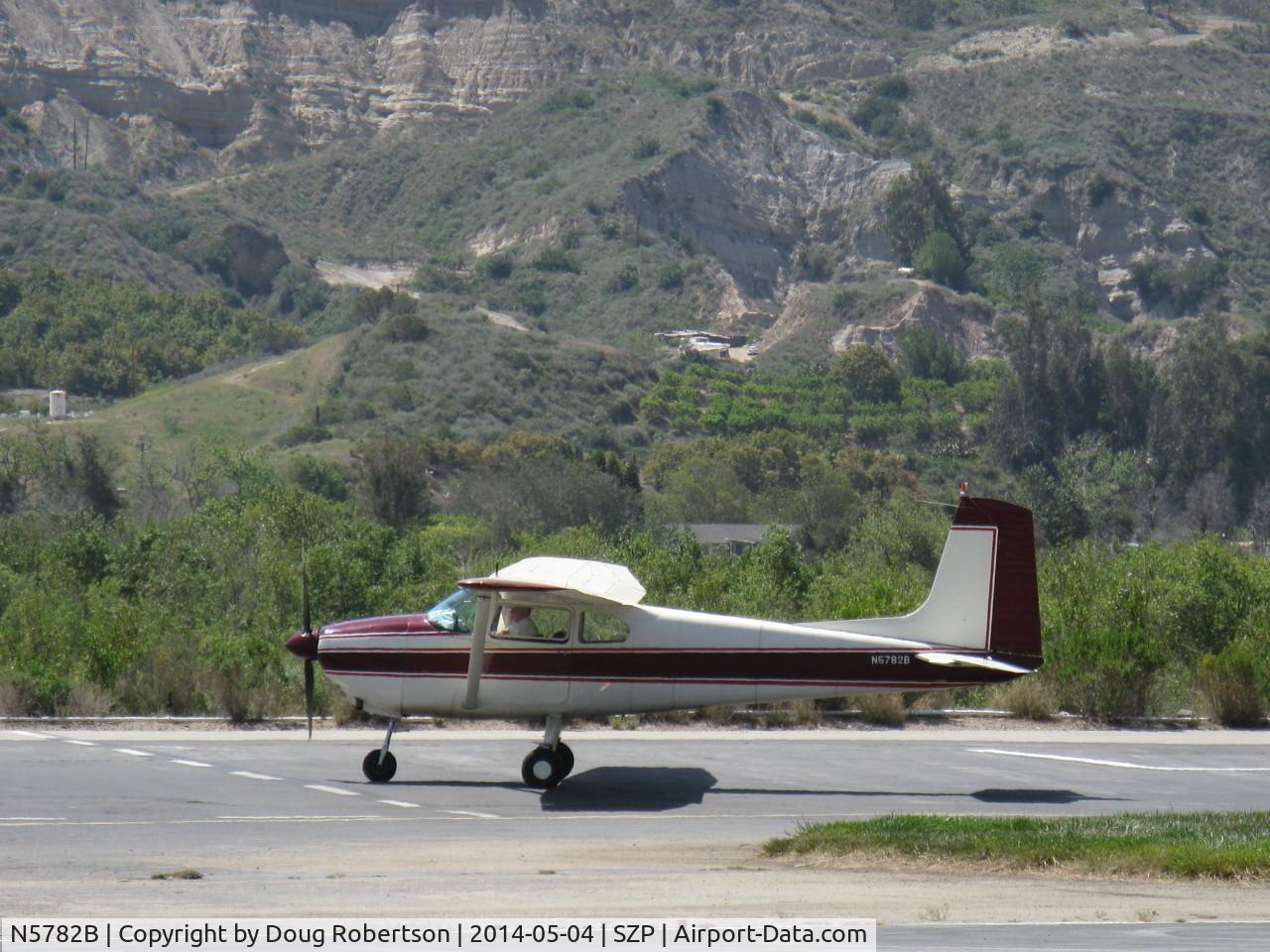 N5782B, 1956 Cessna 182 Skylane C/N 33782, 1956 Cessna 182 SKYLANE, Continental O-470-S 230 Hp, taxi