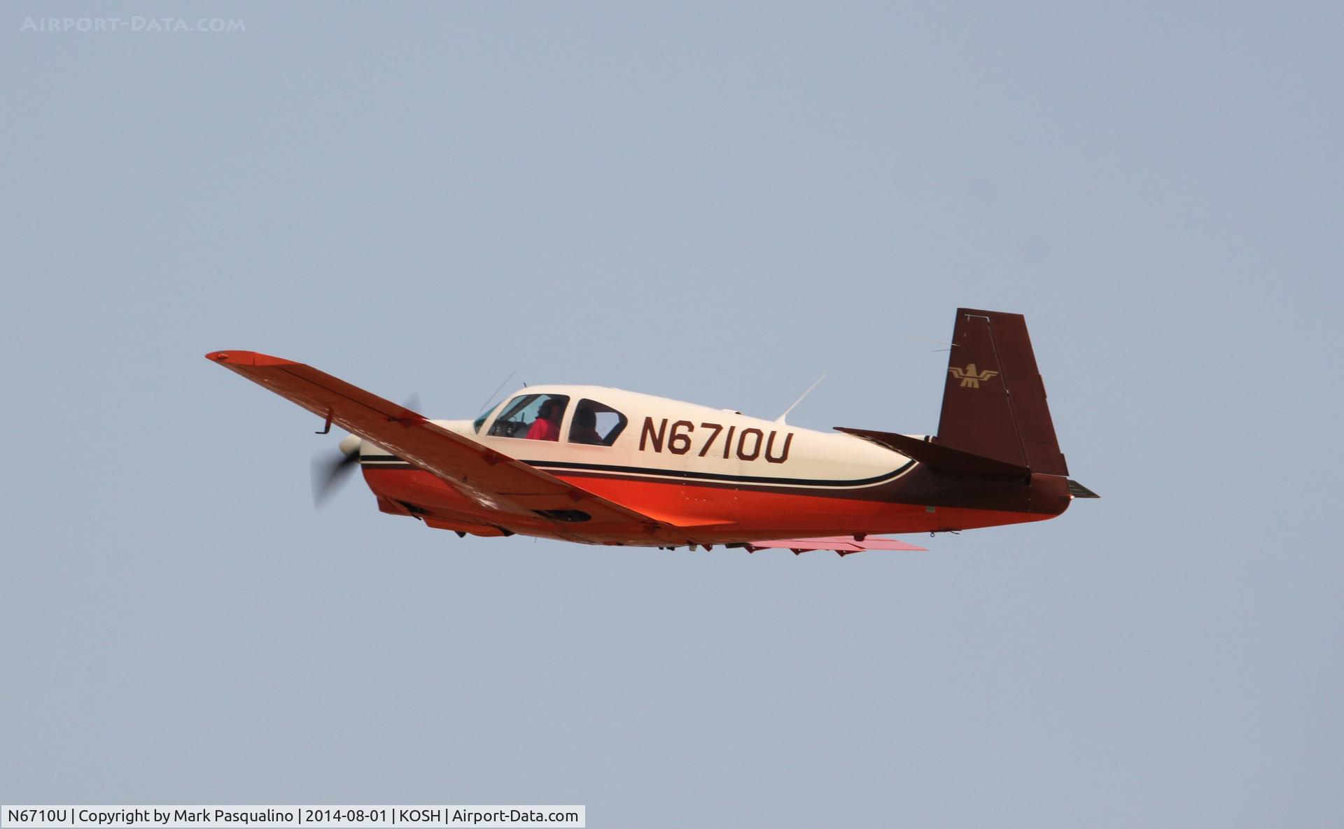 N6710U, 1963 Mooney M20C Ranger C/N 2442, Mooney M20C