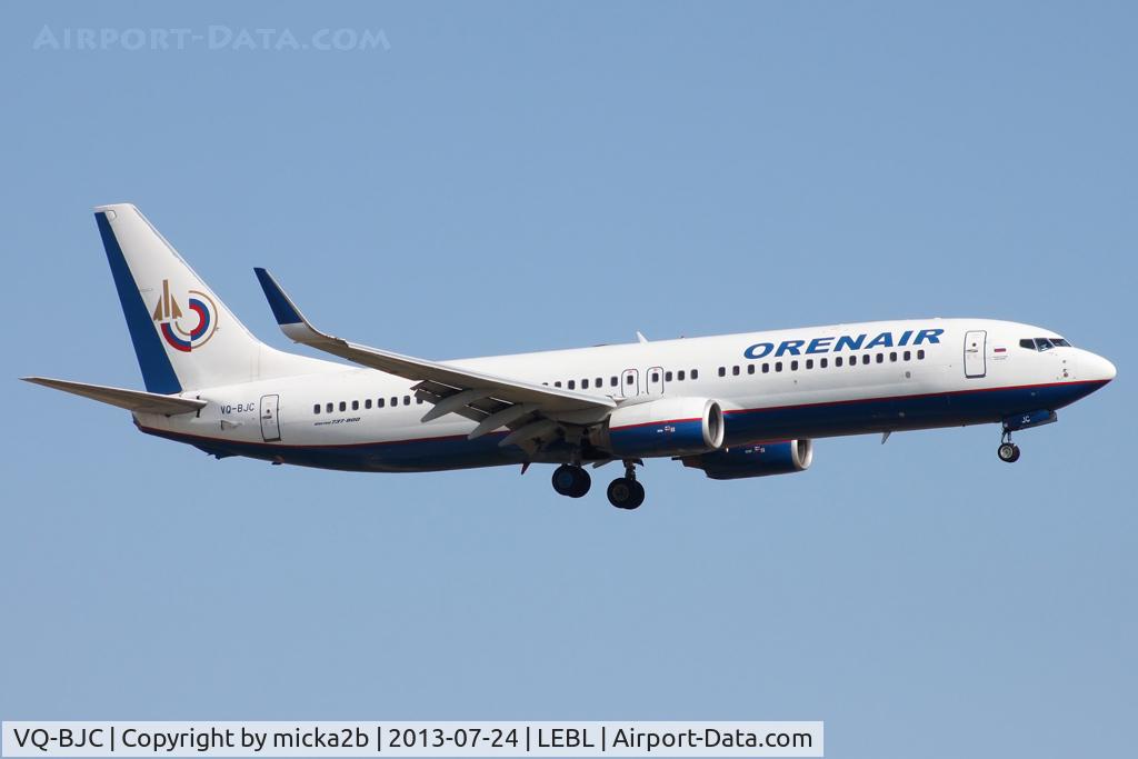 VQ-BJC, 2000 Boeing 737-8K5 C/N 27992, Landing