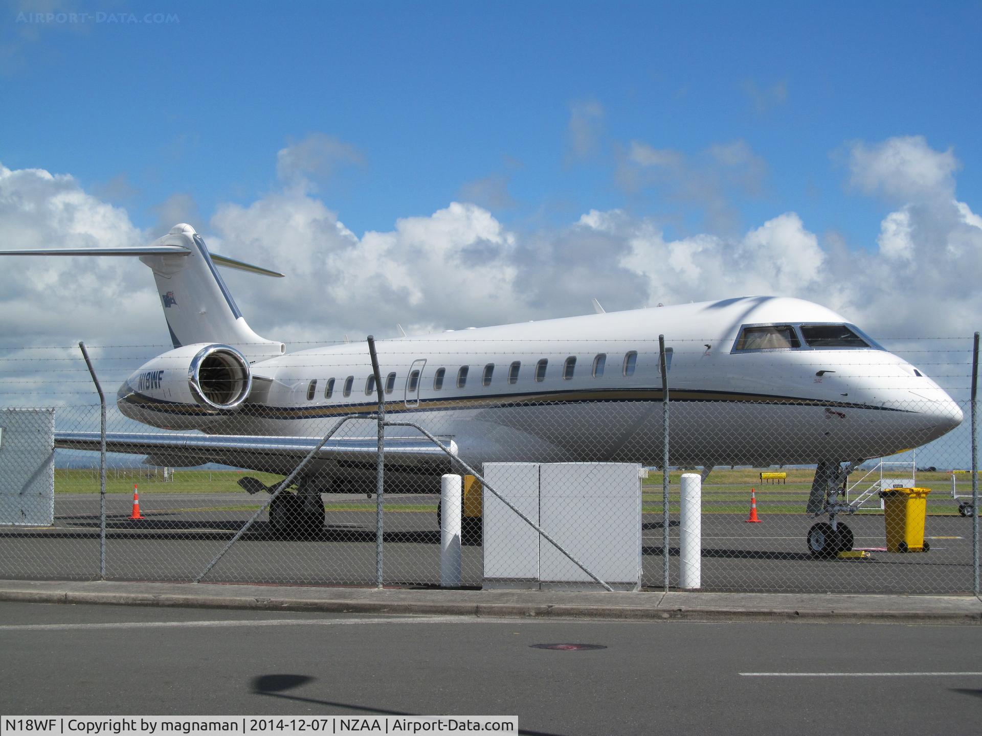 N18WF, 2006 Bombardier BD-700-1A10 Global Express XRS C/N 9215, Quick trip over from sydney