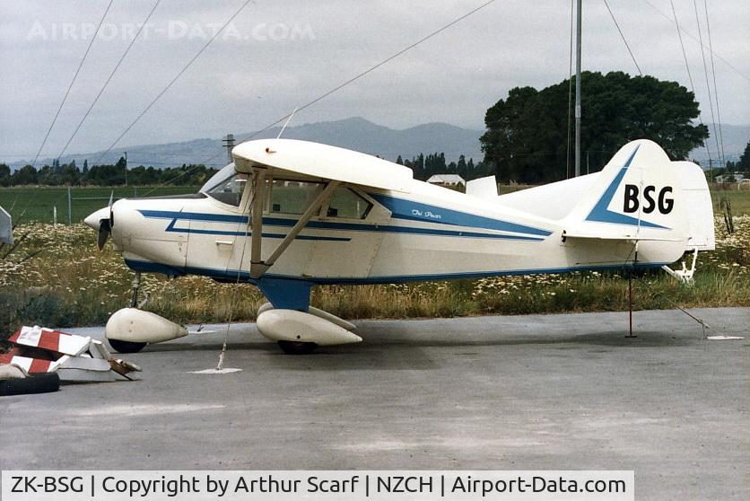 ZK-BSG, Piper PA-22-150 C/N 22-3770, Christchurch International Airport - January 1986