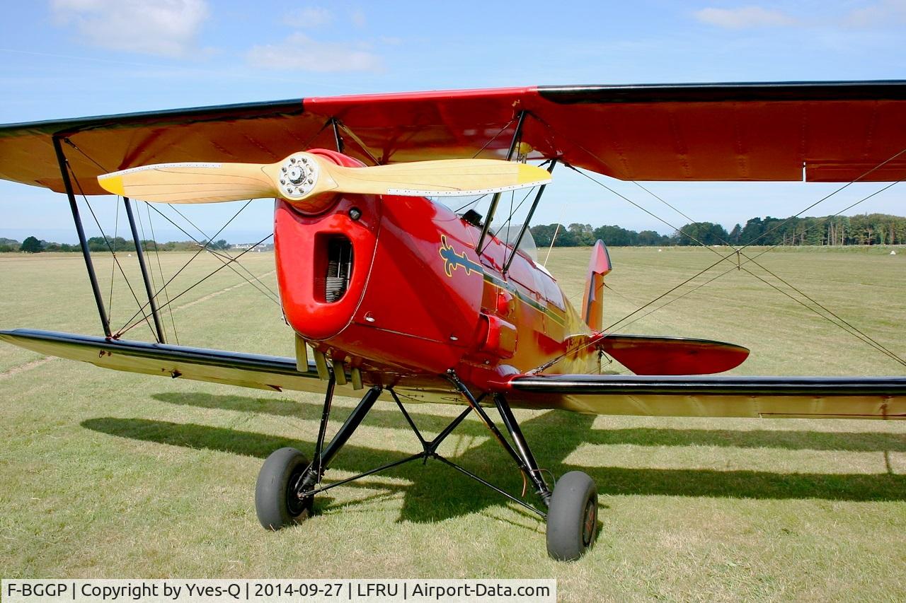 F-BGGP, Stampe-Vertongen SV-4C C/N 41, Stampe SV 4C, Static display, Morlaix-Ploujean airport (LFRU-MXN) air show in september 2014