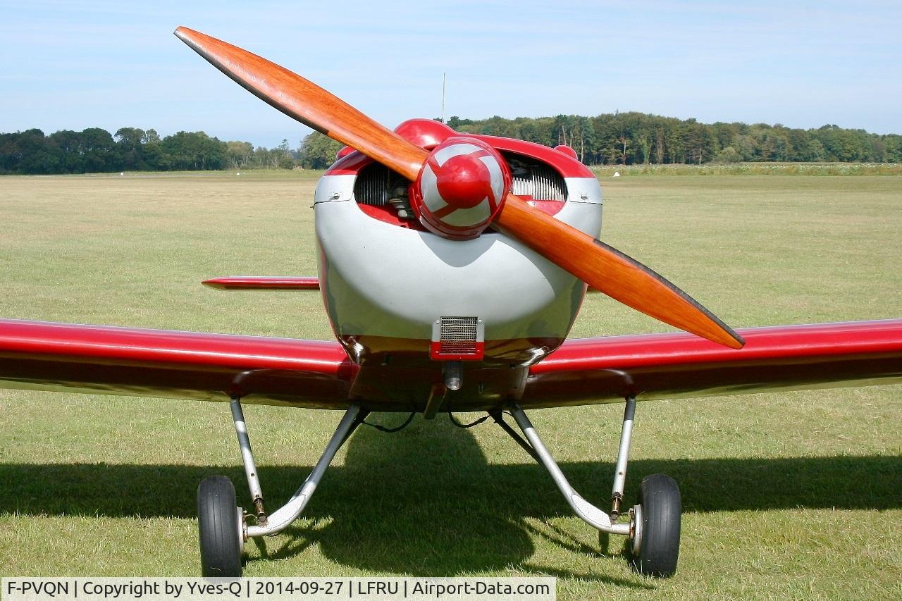 F-PVQN, 1970 Druine D-5 C/N 09, Druine D-5, Static display, Morlaix-Ploujean airport (LFRU-MXN) air show in september 2014
