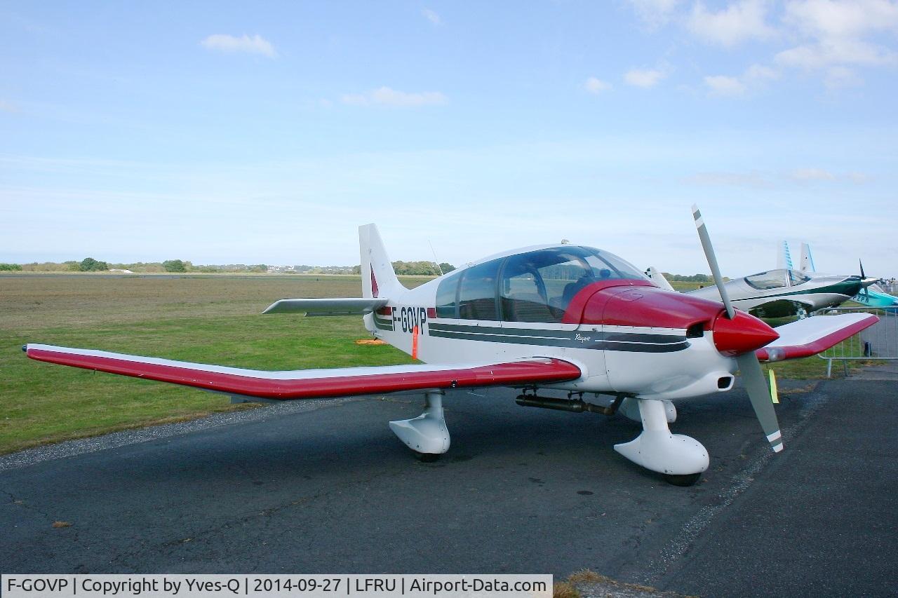 F-GOVP, Robin DR-400-180 Regent Regent C/N 2328, Robin DR-400-180, Static display, Morlaix-Ploujean airport (LFRU-MXN) air show in september 2014