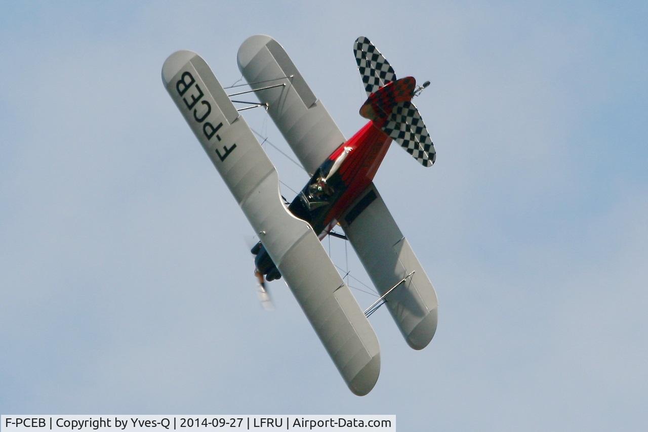 F-PCEB, Hatz CB-1 C/N 639, Hatz CB-1, On display, Morlaix-Ploujean airport (LFRU-MXN) air show in september 2014