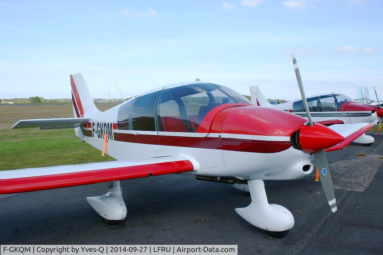 F-GKQM, Robin DR-400-120 Dauphin 2+2 C/N 2057, Robin DR.400-120 Dauphin, Morlaix-Ploujean Regional Airport (LFRU-MXN) air show in september 2014