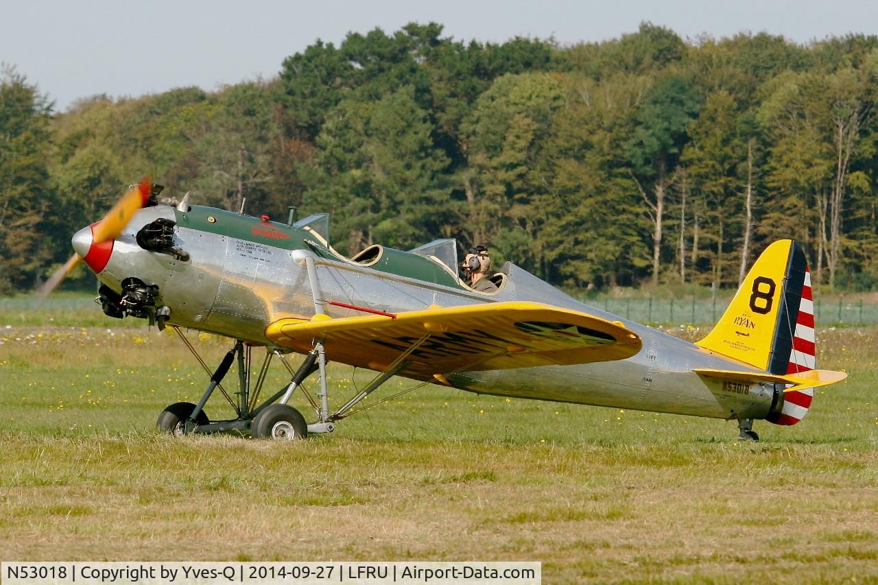 N53018, 1941 Ryan Aeronautical ST3KR C/N 1164, Ryan Aeronautical ST3KR, Taxiing to holding point, Morlaix-Ploujean airport (LFRU-MXN) air show in september 2014